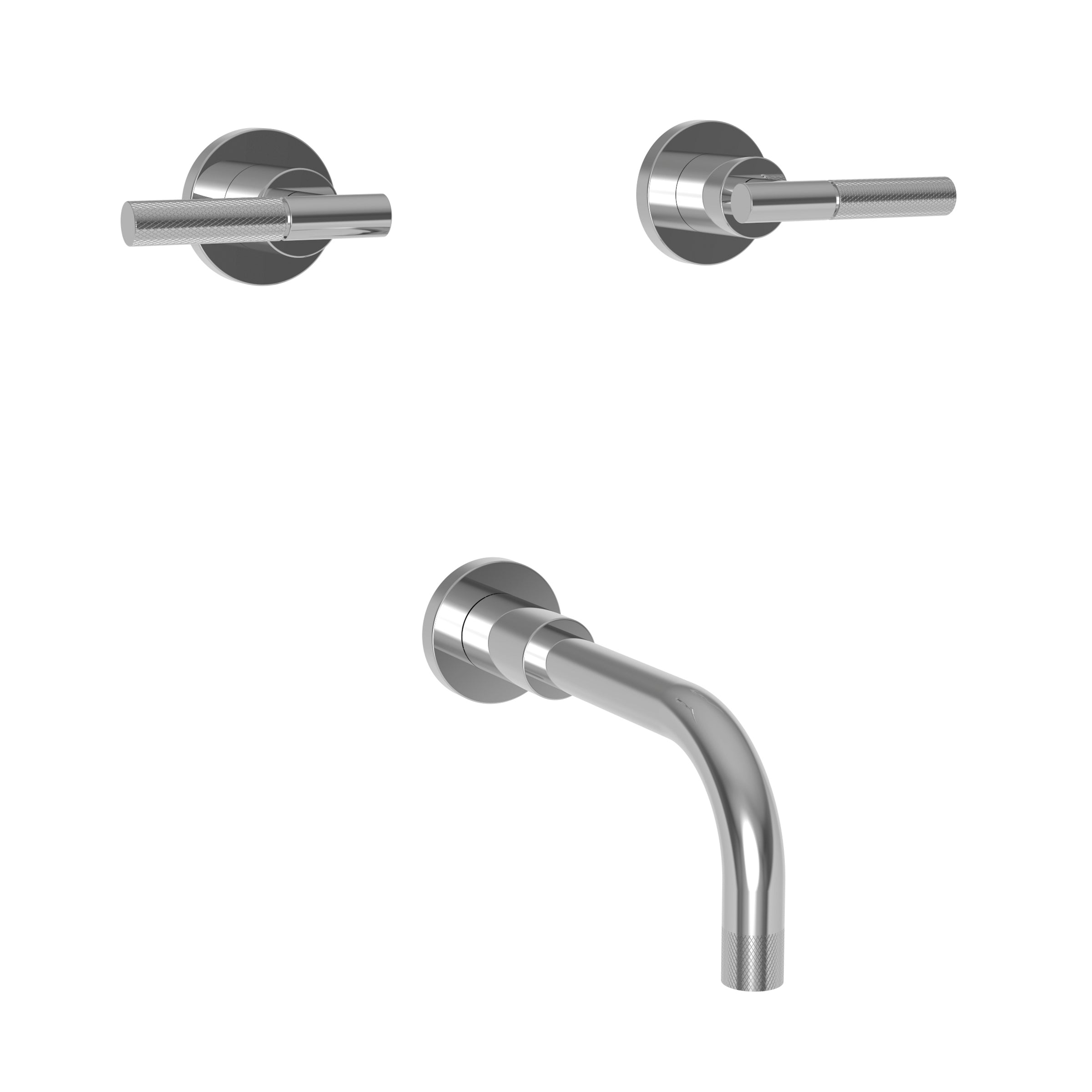 polished chrome tub faucet