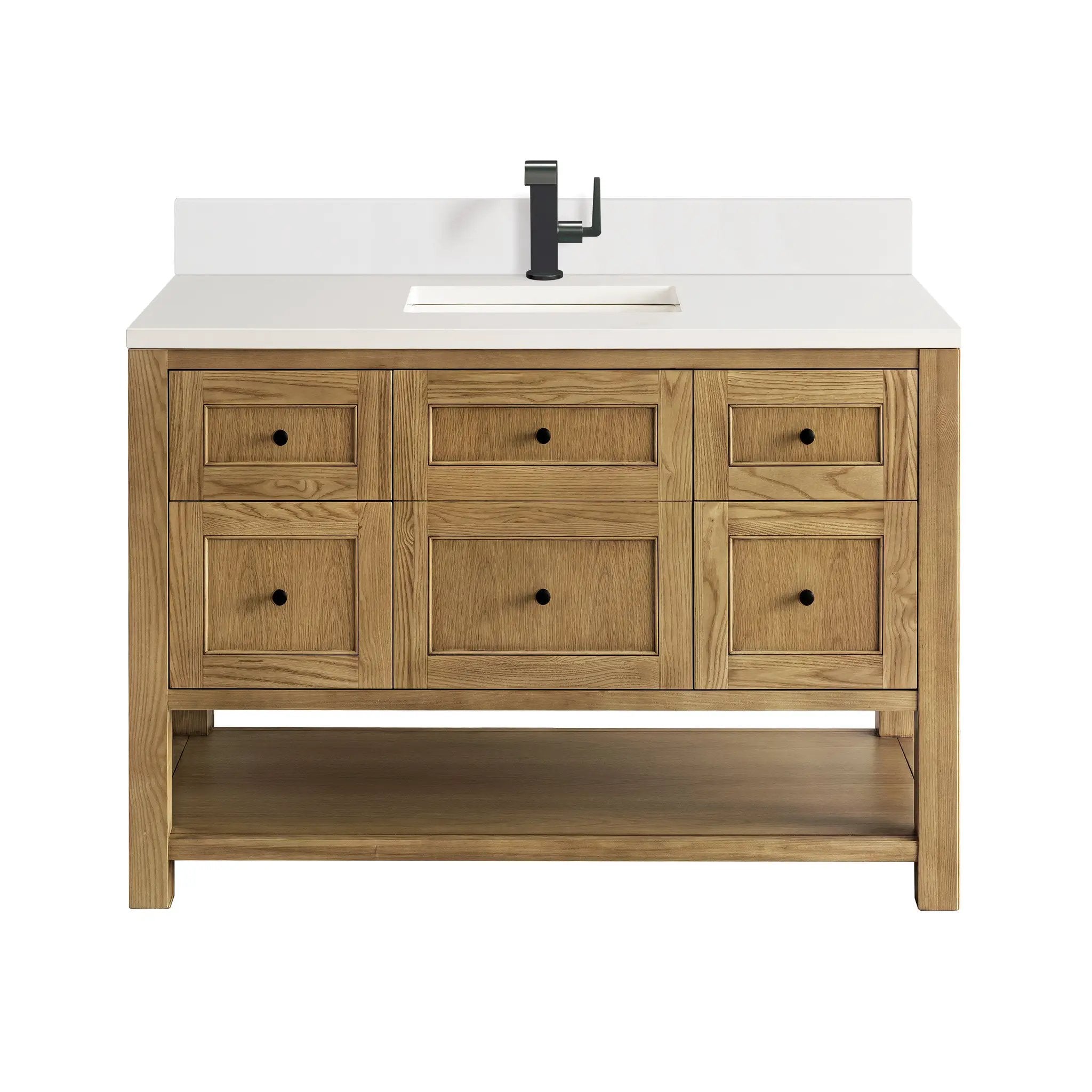 James Martin Breckenridge 48" Single Vanity Set - Light Natural Oak by James Martin Vanities