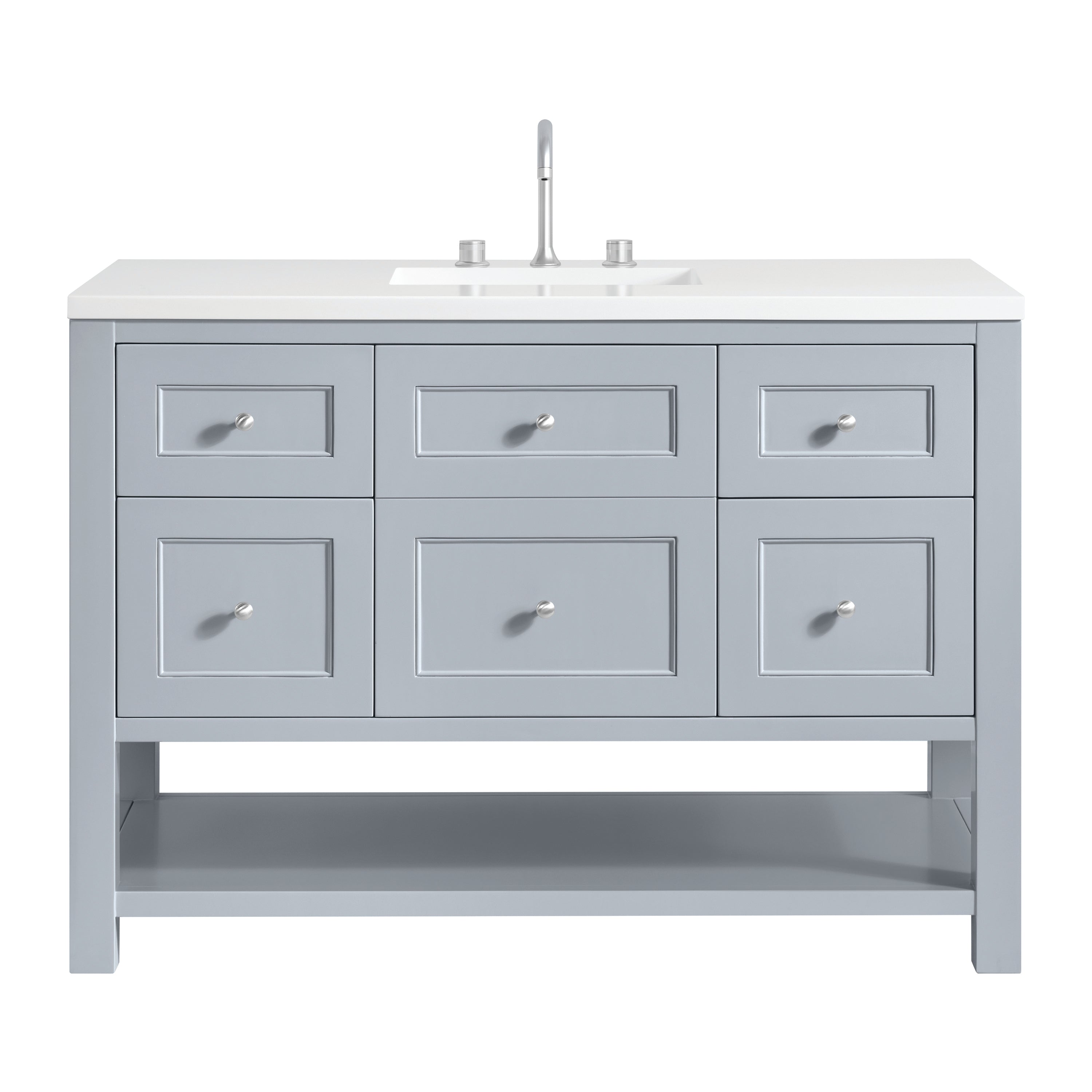 James Martin Vanities Breckenridge 48" Single Vanity - Serenity Blue