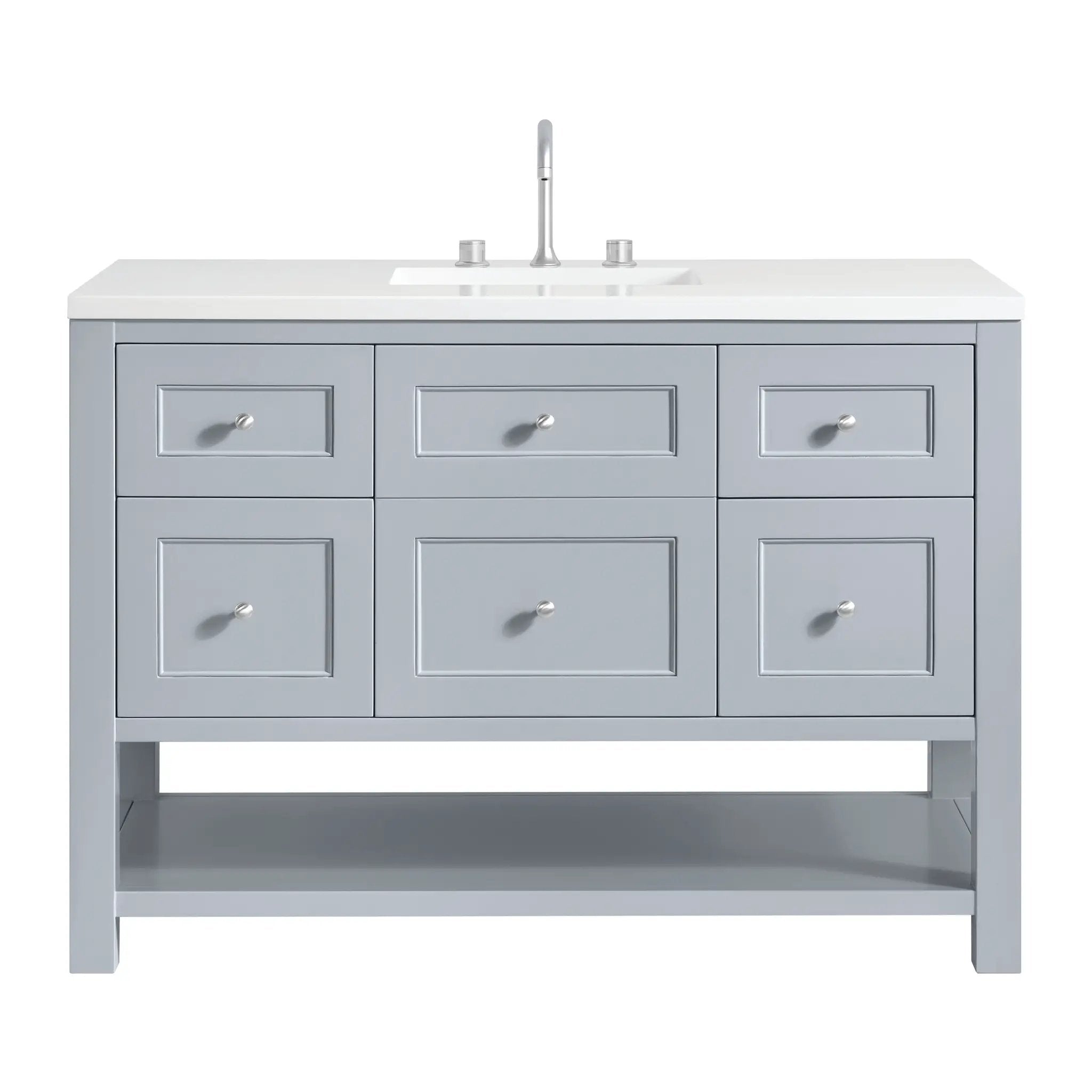 James Martin Breckenridge 48" Single Vanity Set - Serenity Blue by James Martin Vanities
