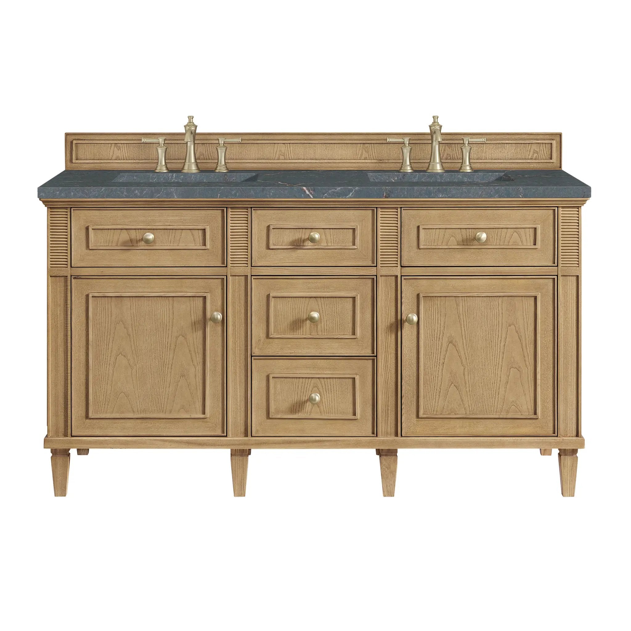 James Martin Lorelai 60" Double Vanity Set - Light Natural Oak by James Martin Vanities