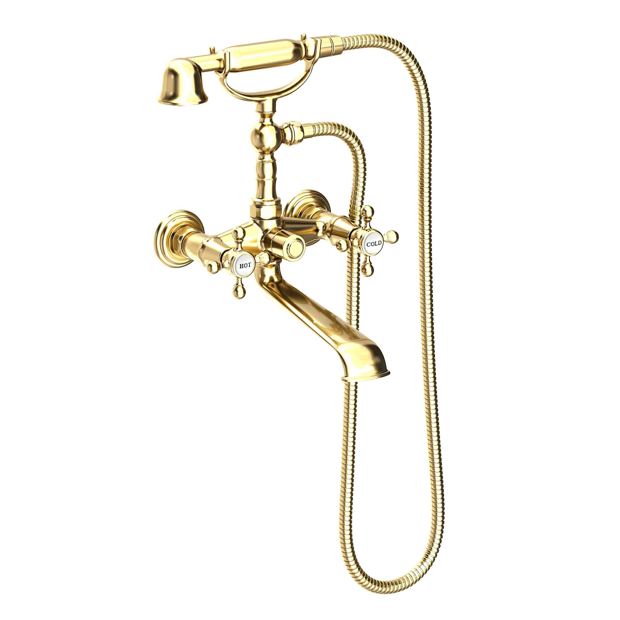 Newport Brass Chesterfield Exposed Tub & Hand Shower Set - Wall Mount