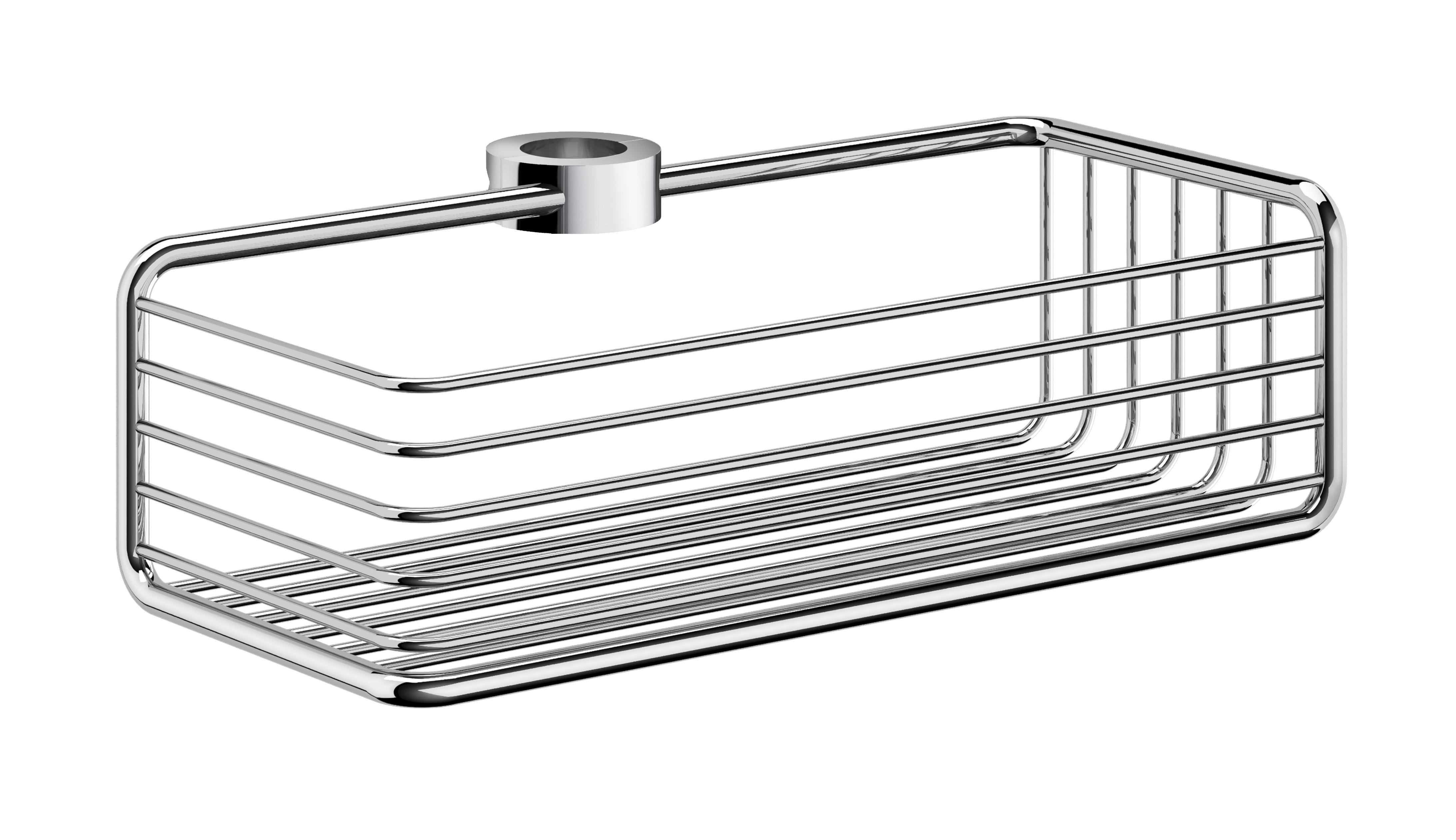polished chrome sideline basket