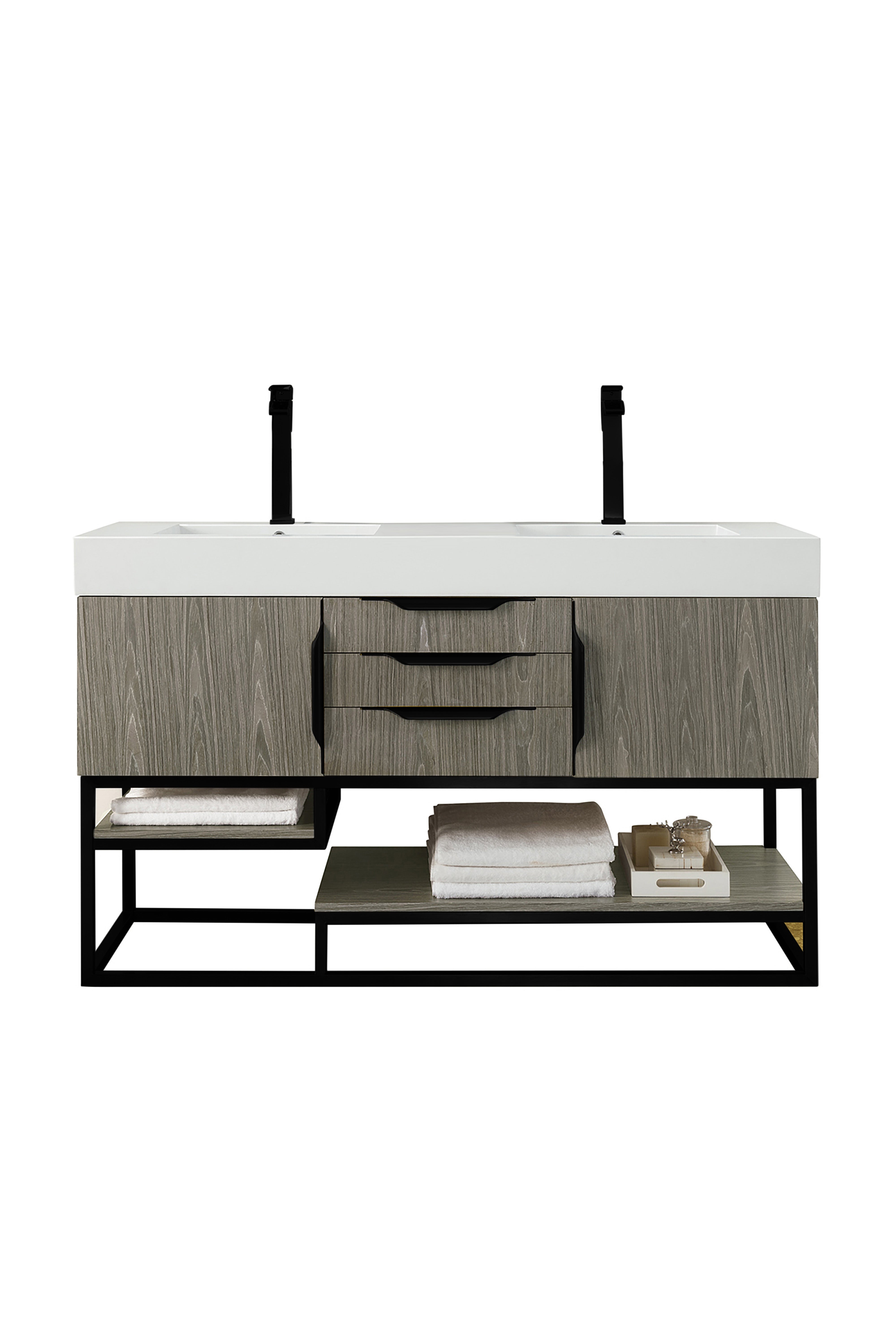 ash gray vanity