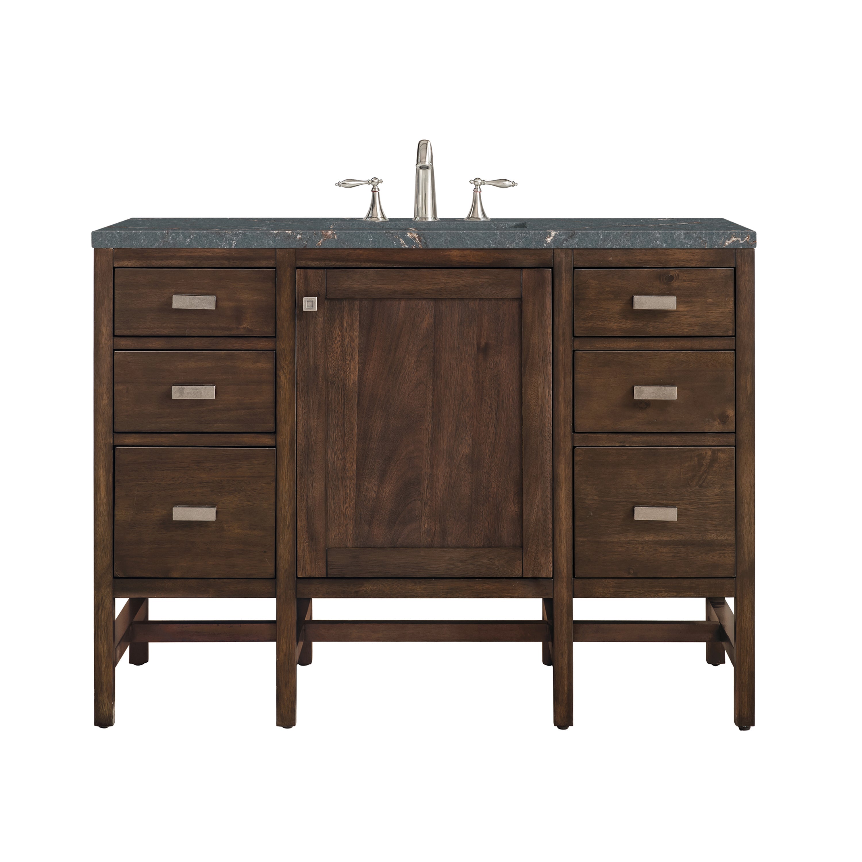 James Martin Addison 48" Single Vanity Set - Mid-Century Acacia by James Martin Vanities