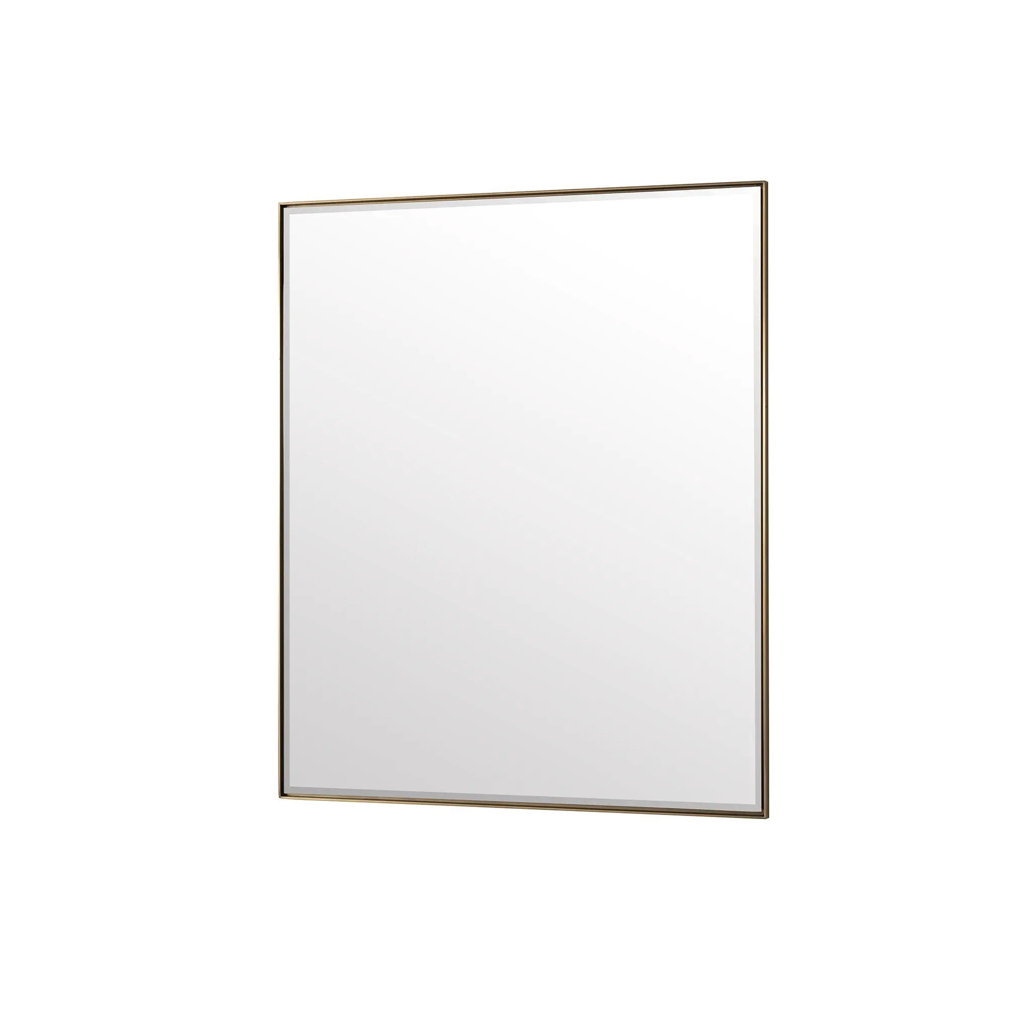 champagne brass mirror