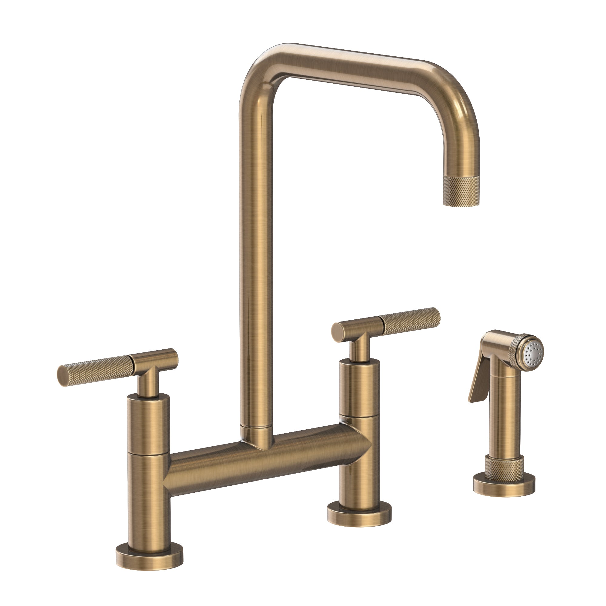 Newport Brass Muncy Kitchen Bridge Faucet with Side Spray by Newport Brass