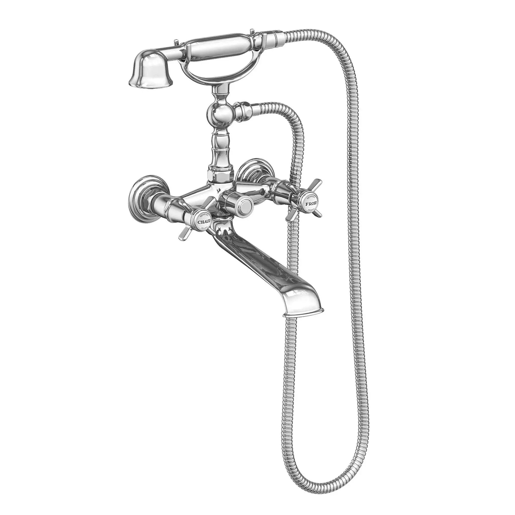 polished chrome hand shower set