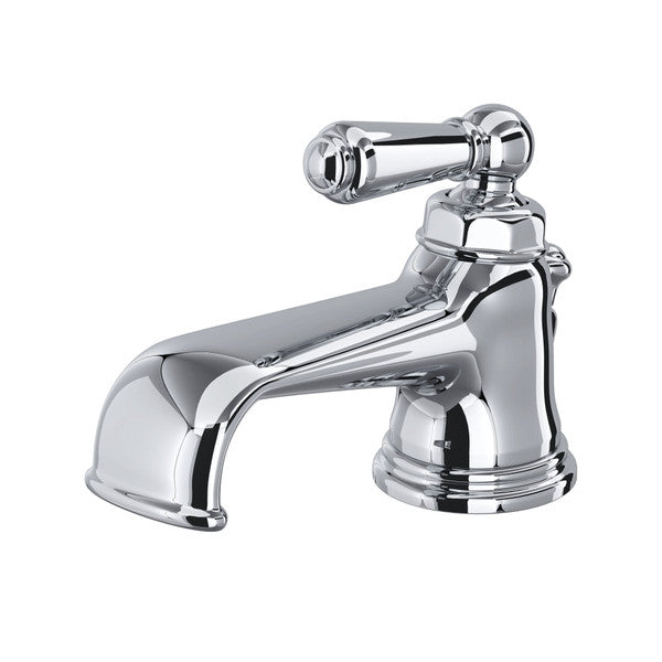 polished chrome bathroom faucet