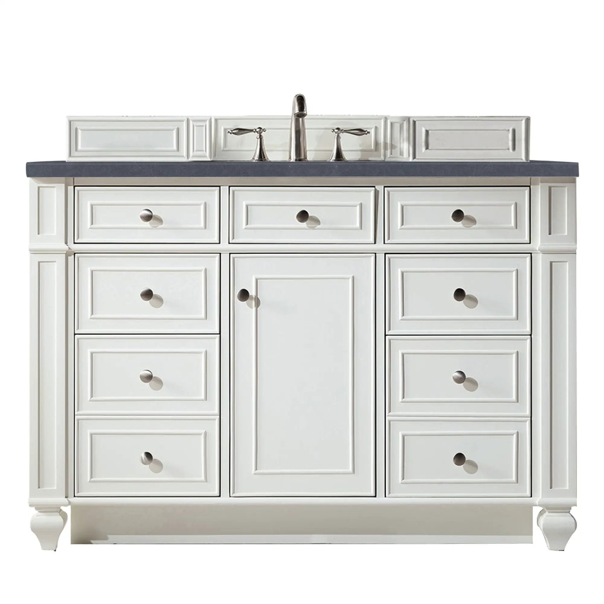 James Martin Bristol 48" Single Vanity Set - Bright White by James Martin Vanities