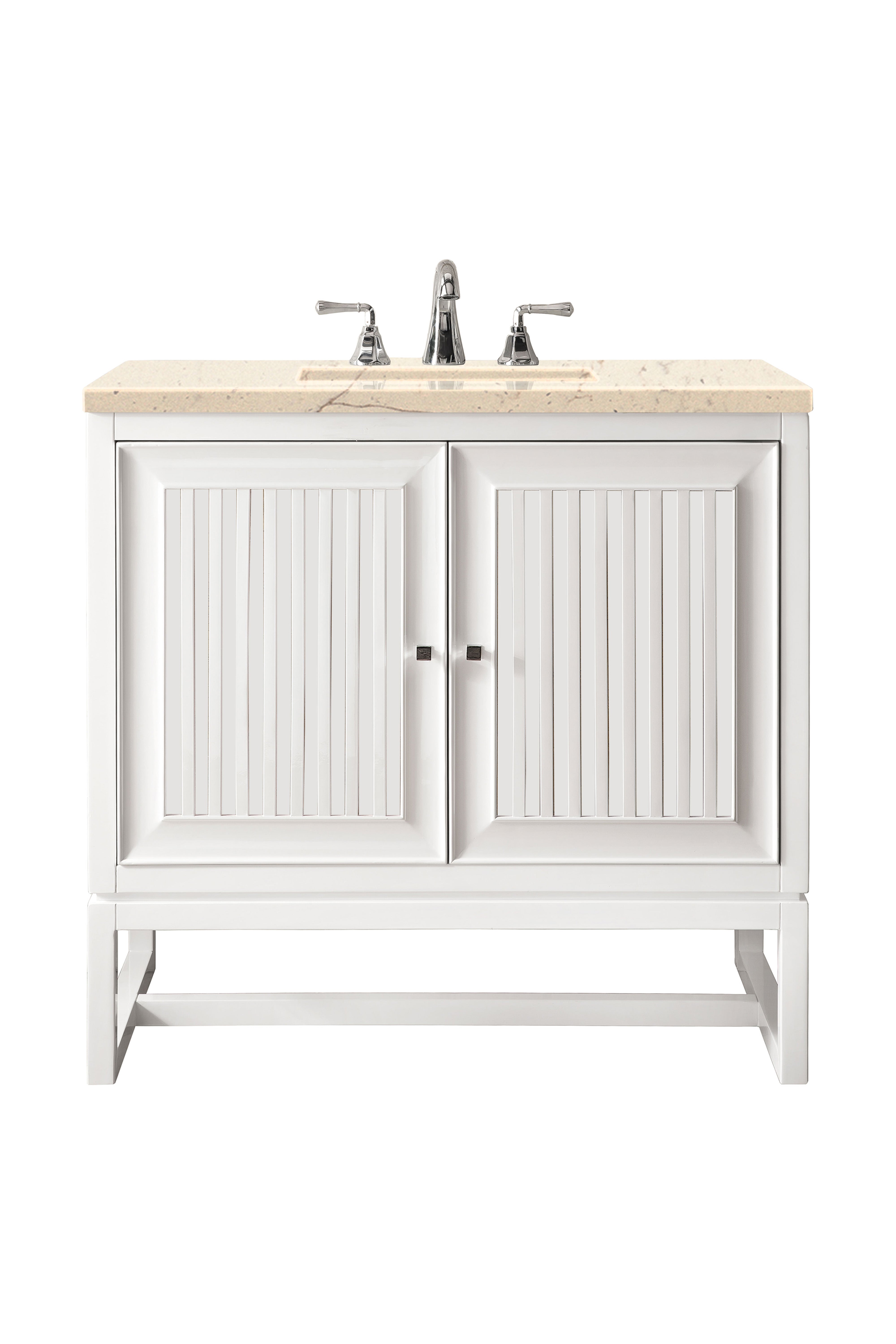 James Martin Vanities Athens 30" Single Vanity - Glossy White