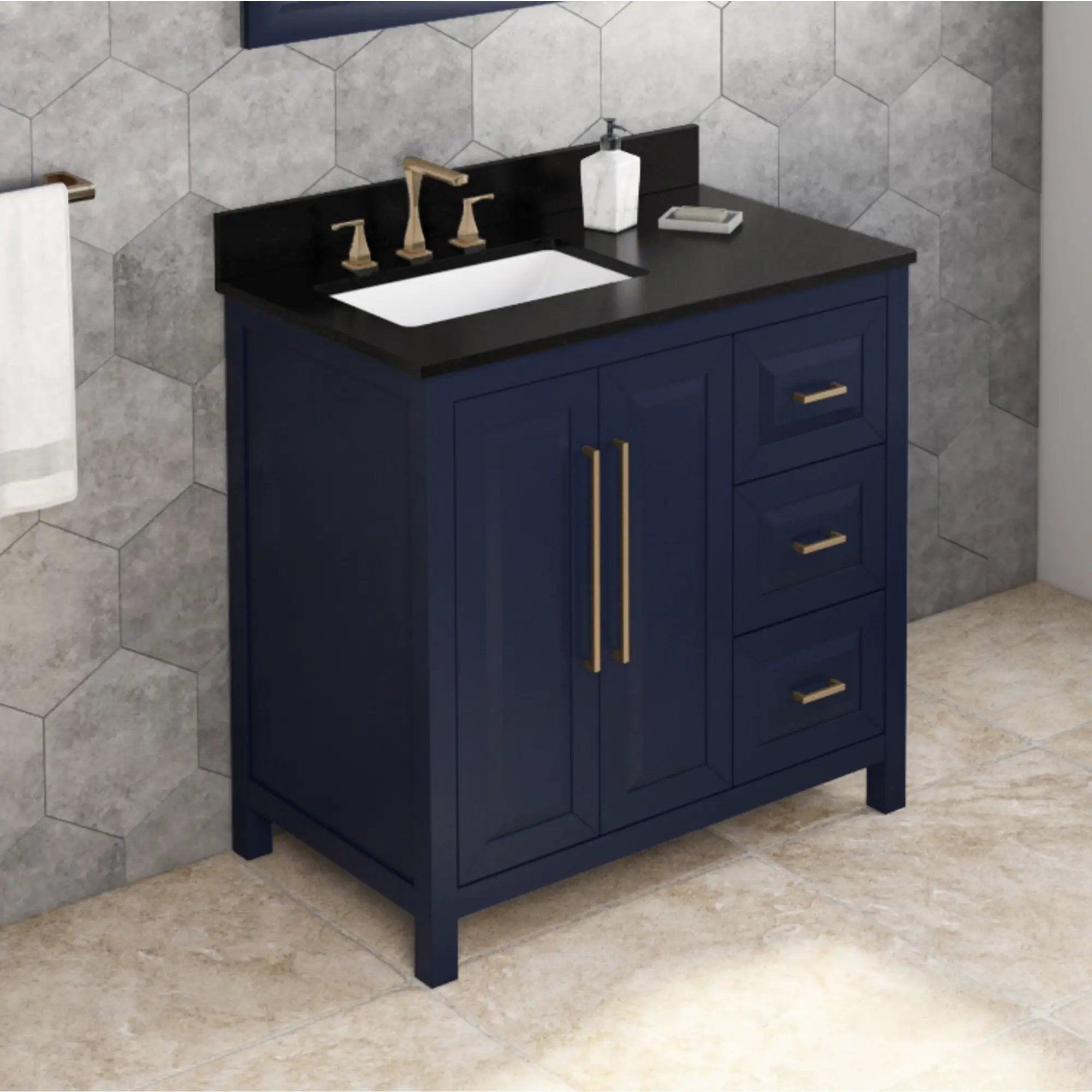 Jeffrey Alexander 36" Cade Vanity Set by Jeffrey Alexander