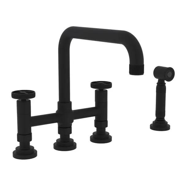 Rohl Campo Bridge Kitchen Faucet with Side Spray by Rohl