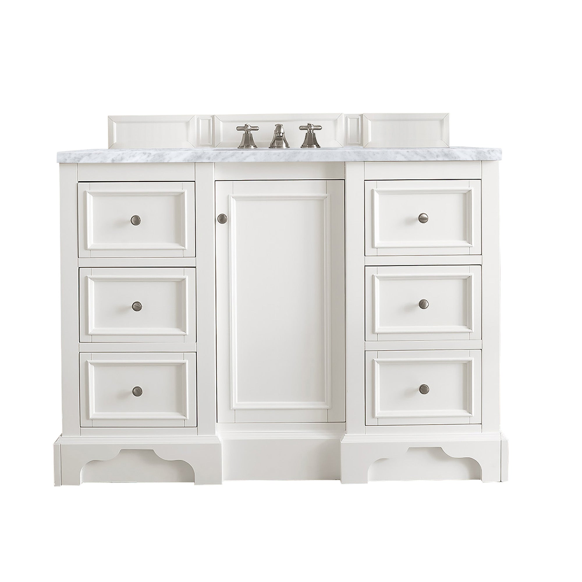 James Martin Vanities De Soto 48" Single Vanity - Bright White