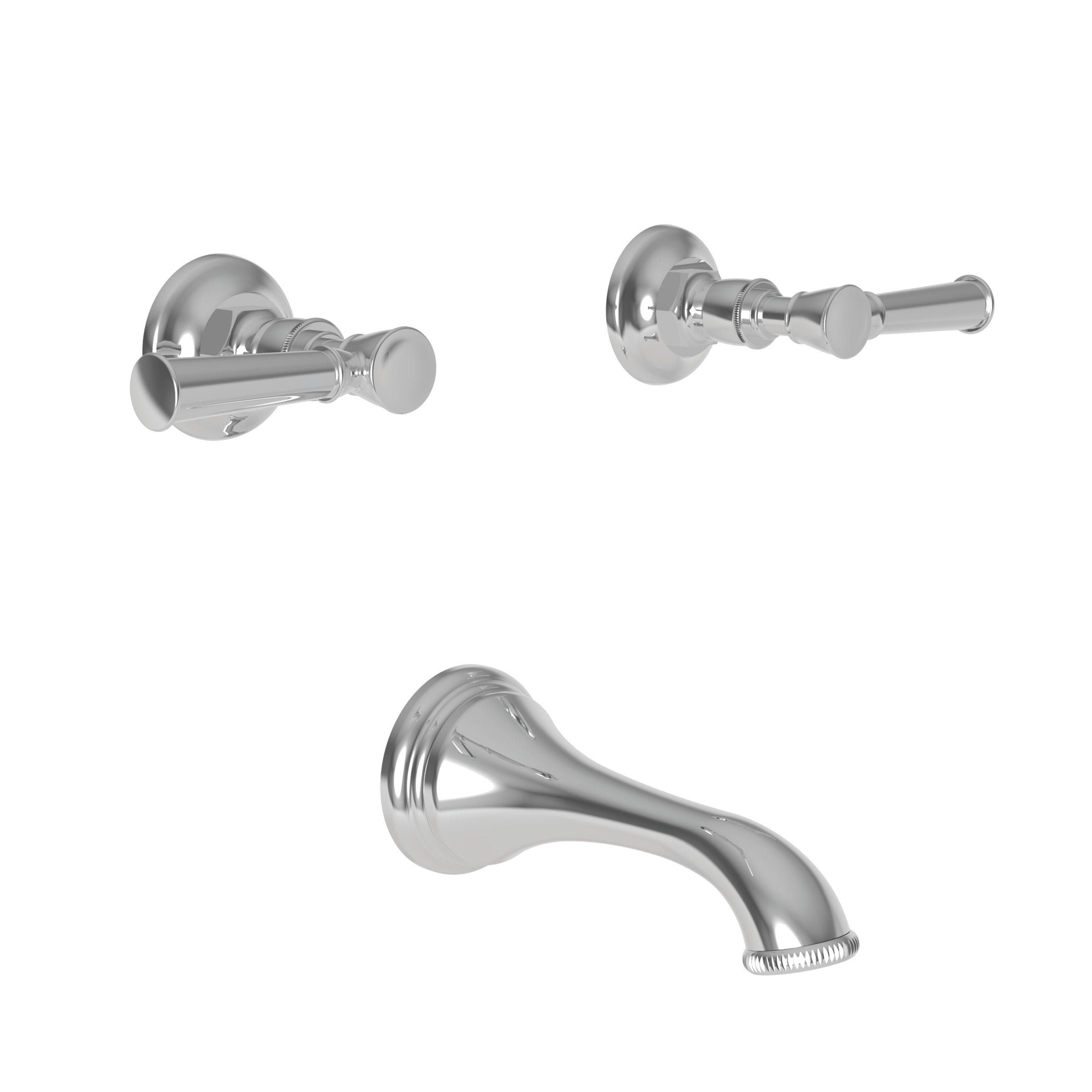 polished chrome tub faucet