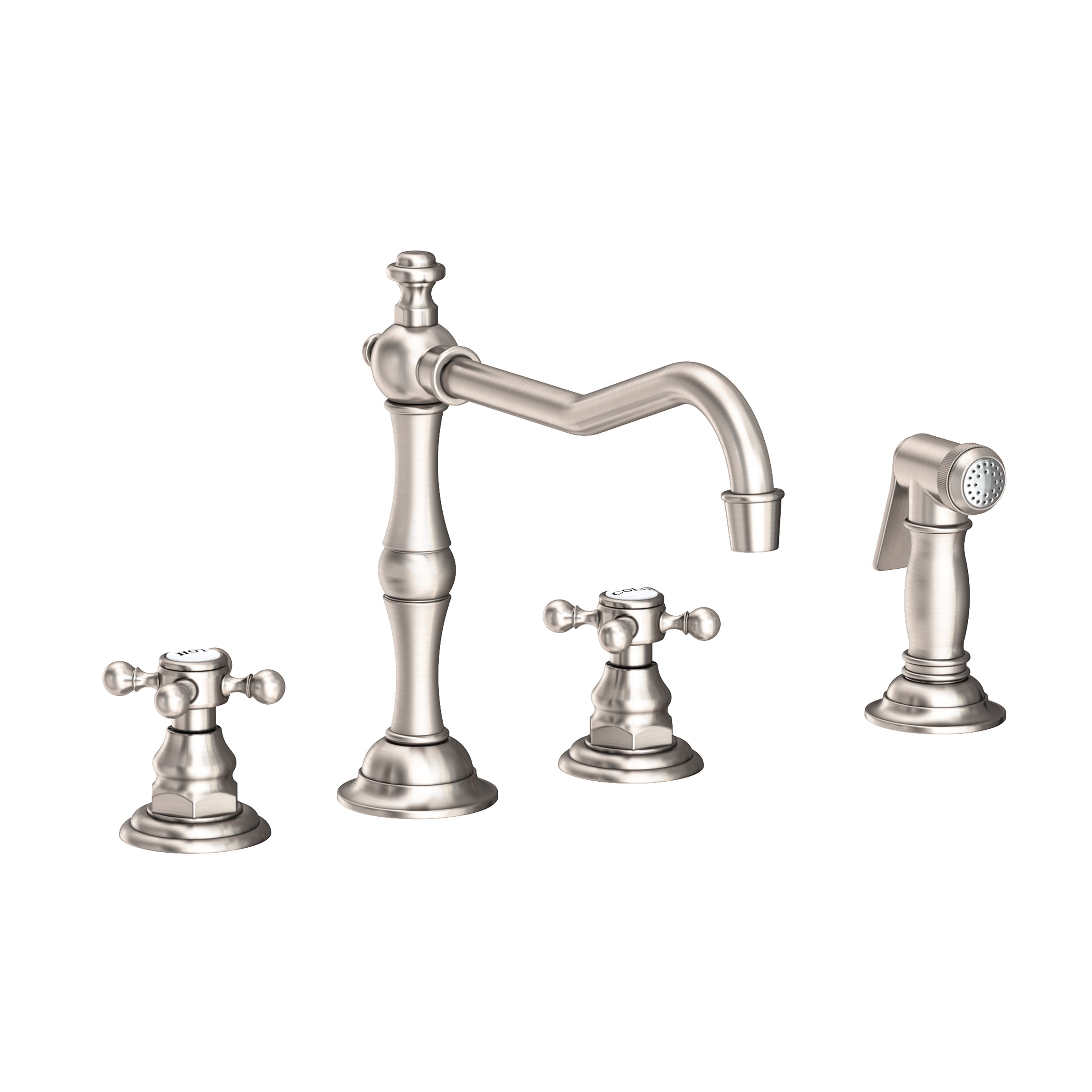 Newport Brass Chesterfield Kitchen Faucet with Side Spray
