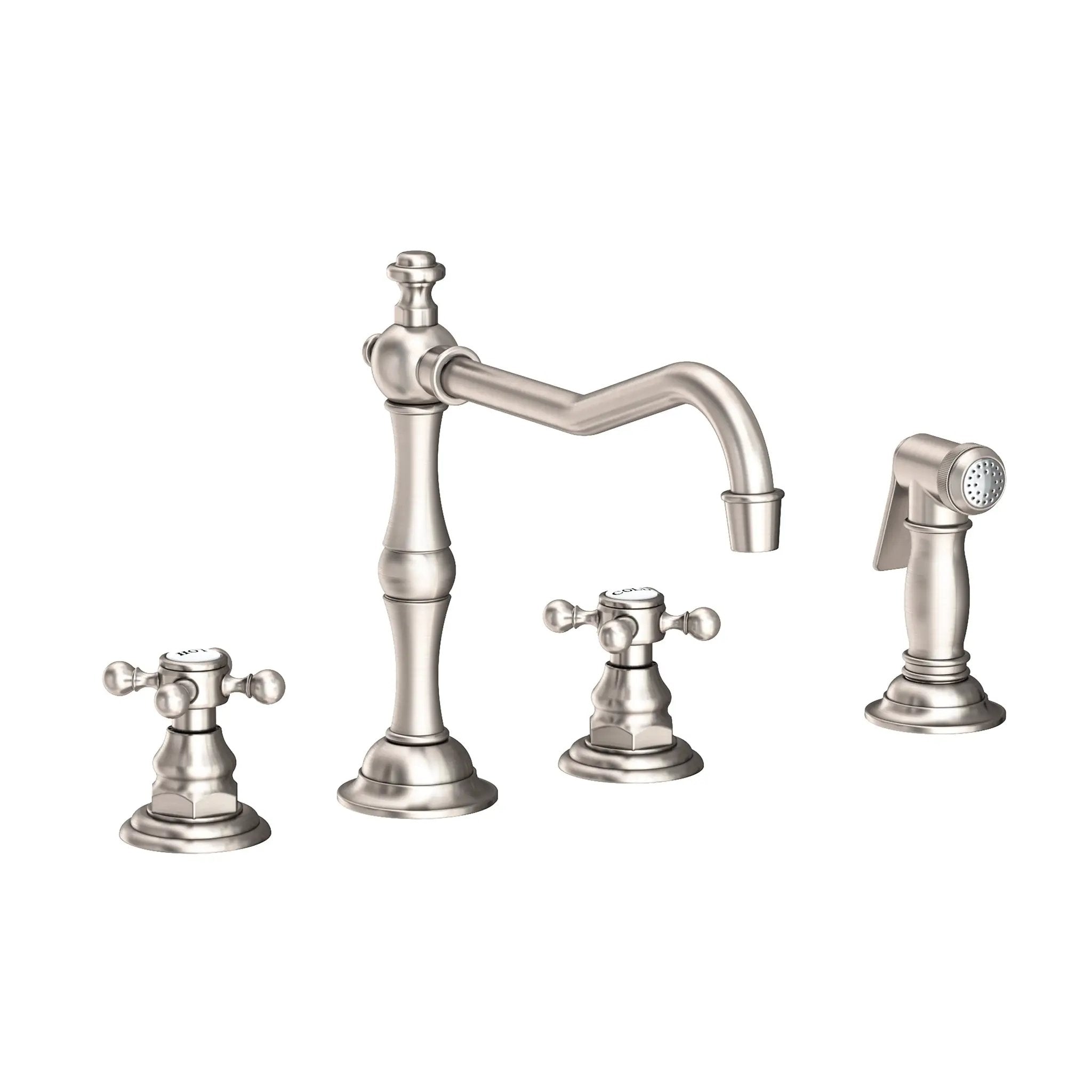 Newport Brass Chesterfield Kitchen Faucet with Side Spray by Newport Brass
