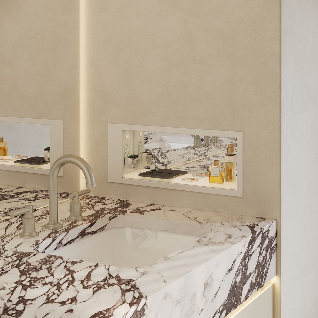 white bathroom medicine cabinet