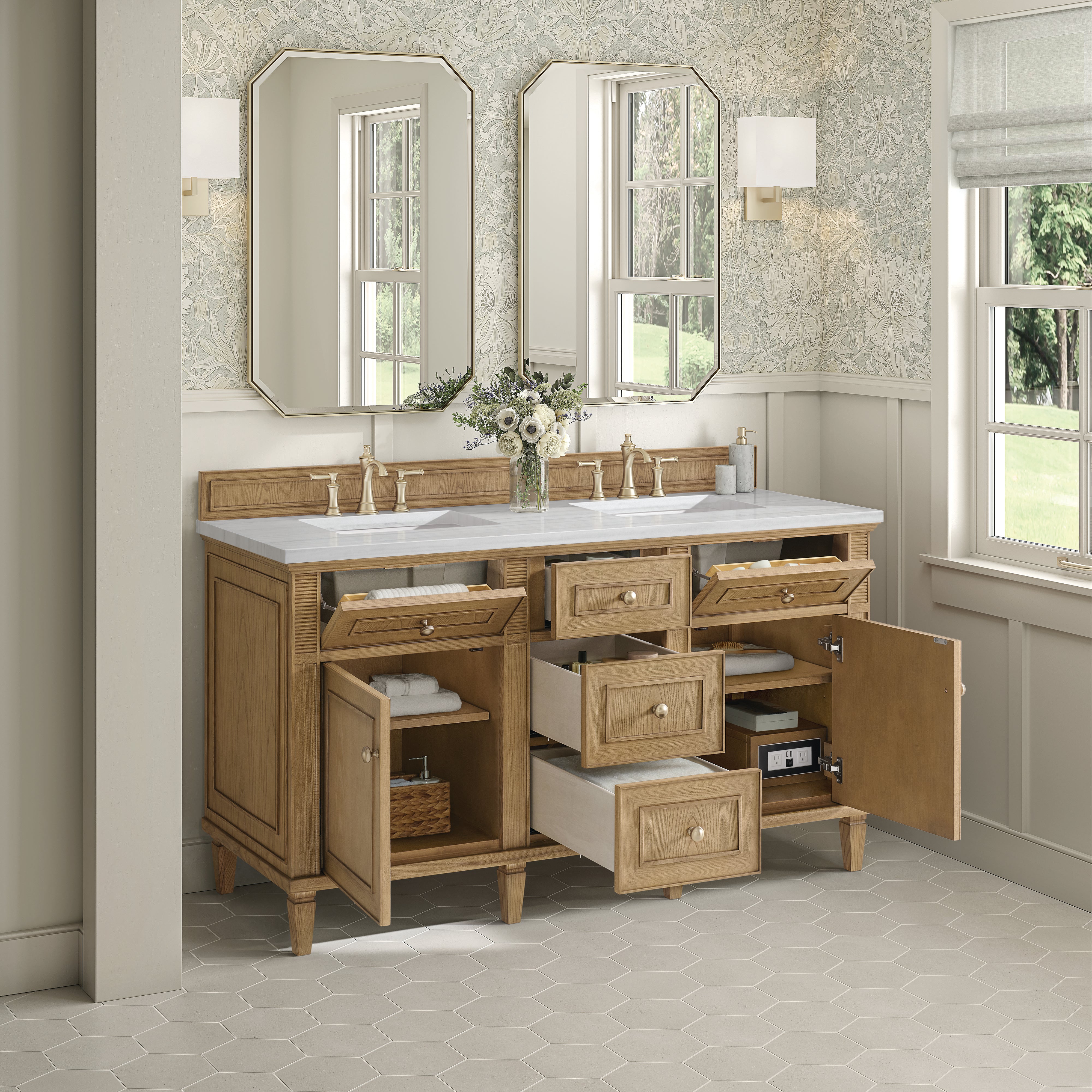 arctic fall solid surface top vanity