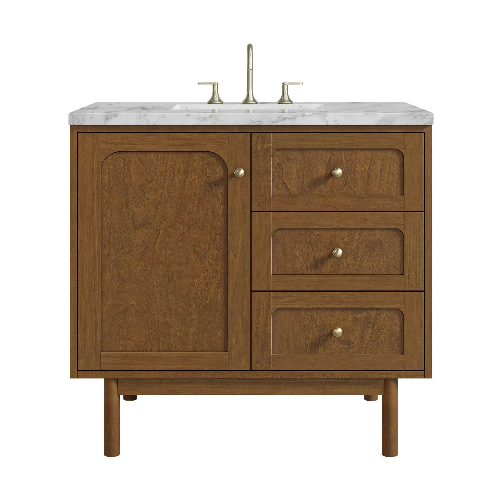 James Martin Laurent 36" Single Vanity Set - Honey Oak by James Martin Vanities