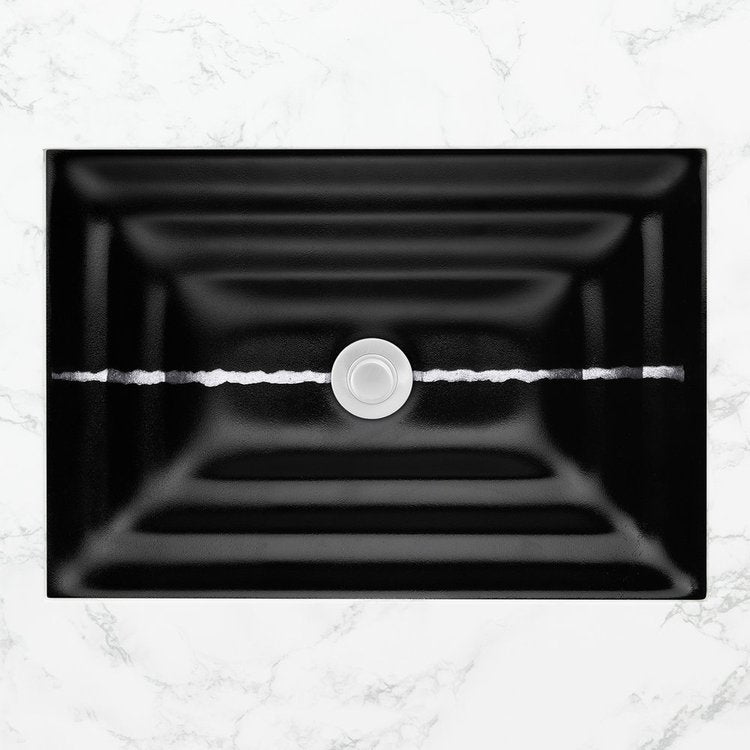 Linkasink Artisan Glass with Metal Leaf Accent Undermount Sink