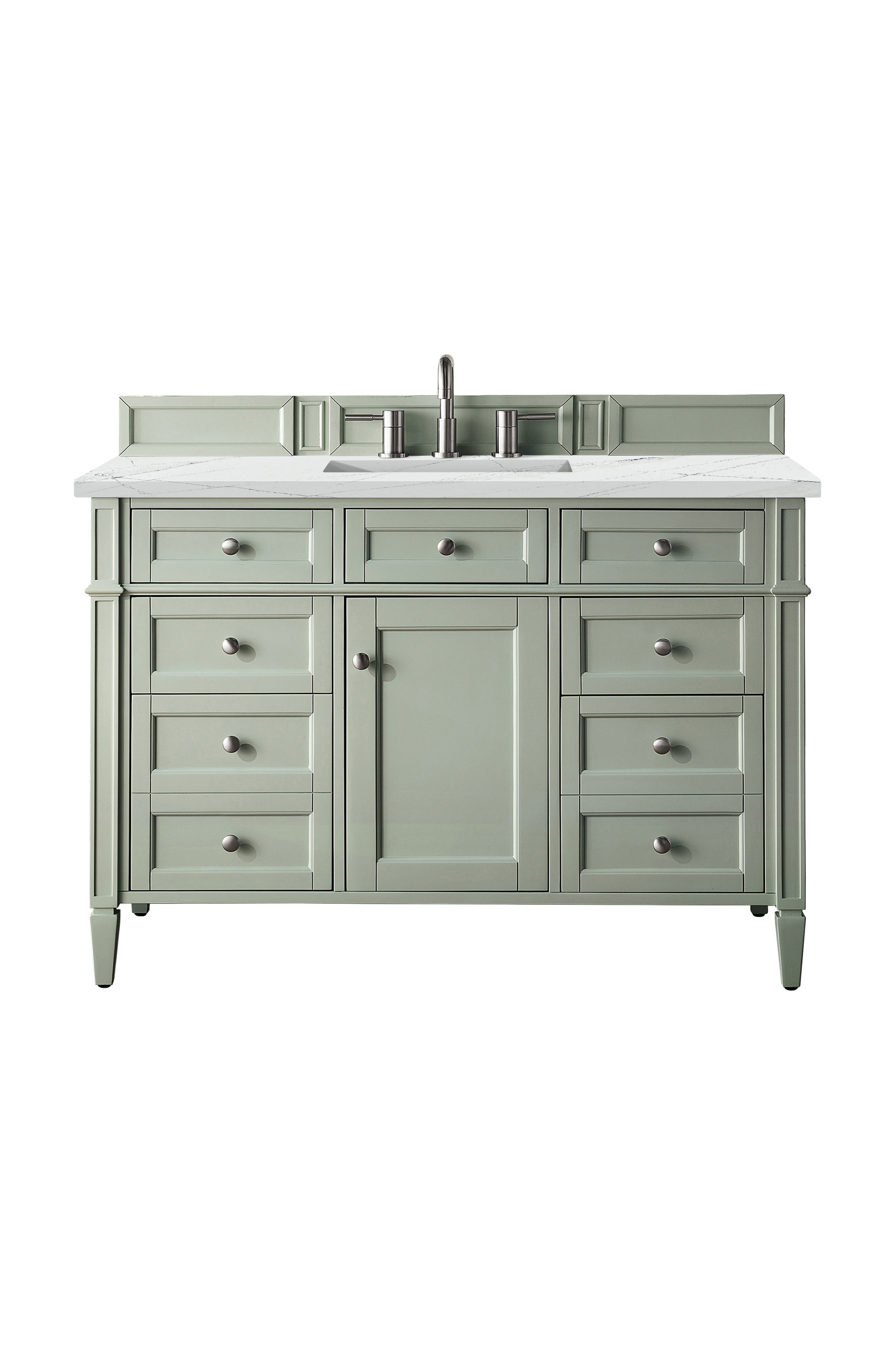James Martin Vanities Brittany 48" Single Vanity - Sage Green