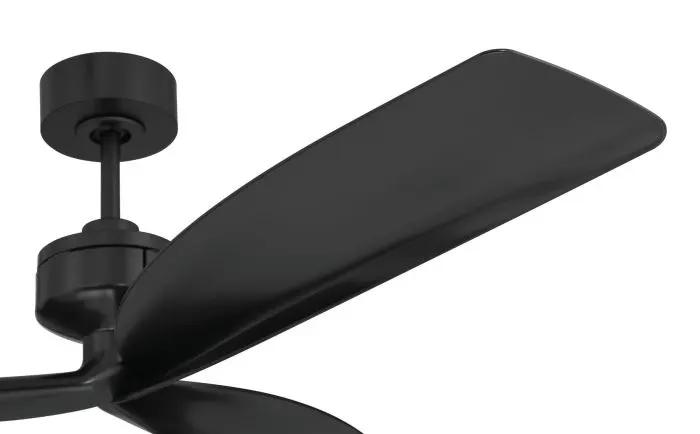 flat black ceiling fans