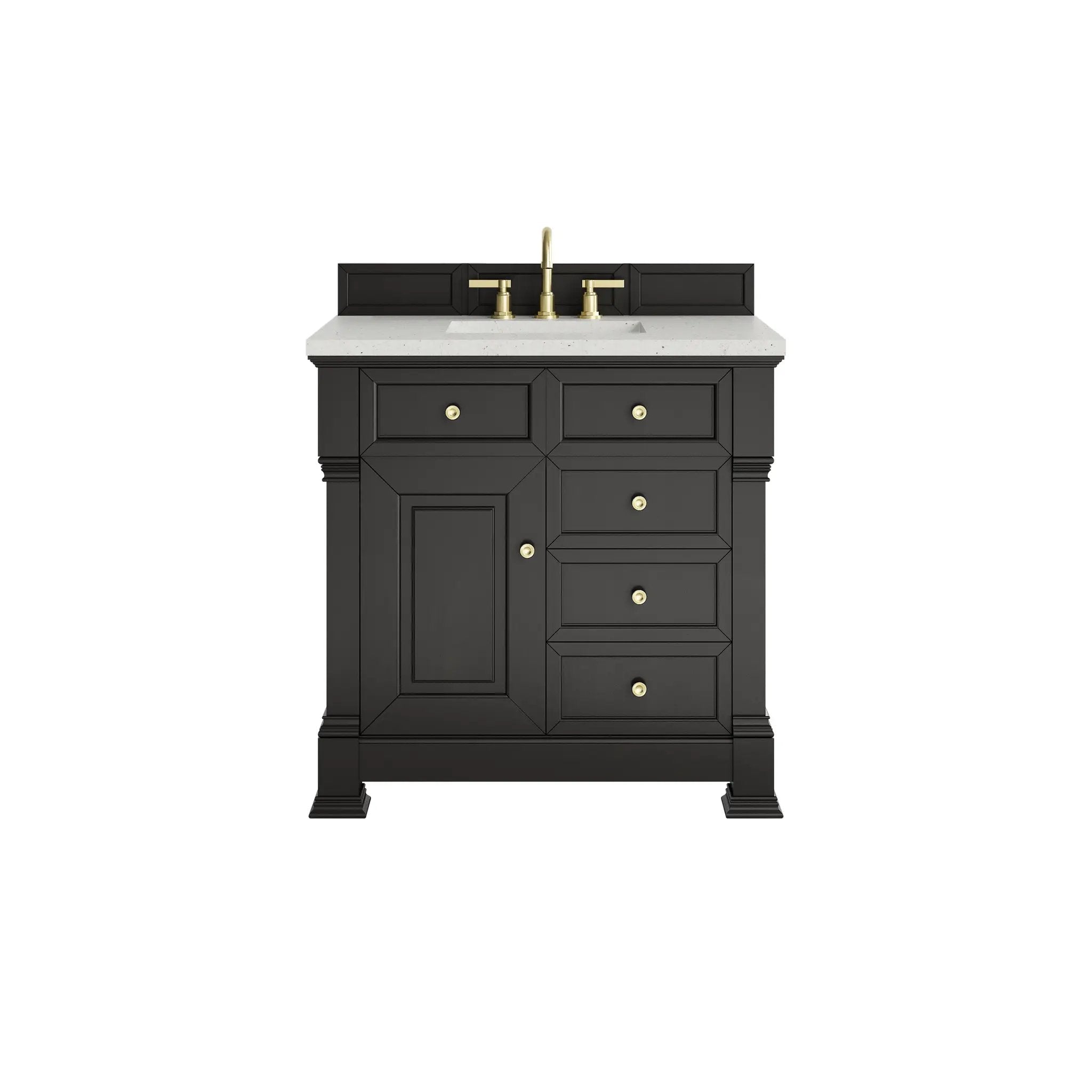 James Martin Brookfield 36" Single Vanity Set - Black Onyx by James Martin Vanities