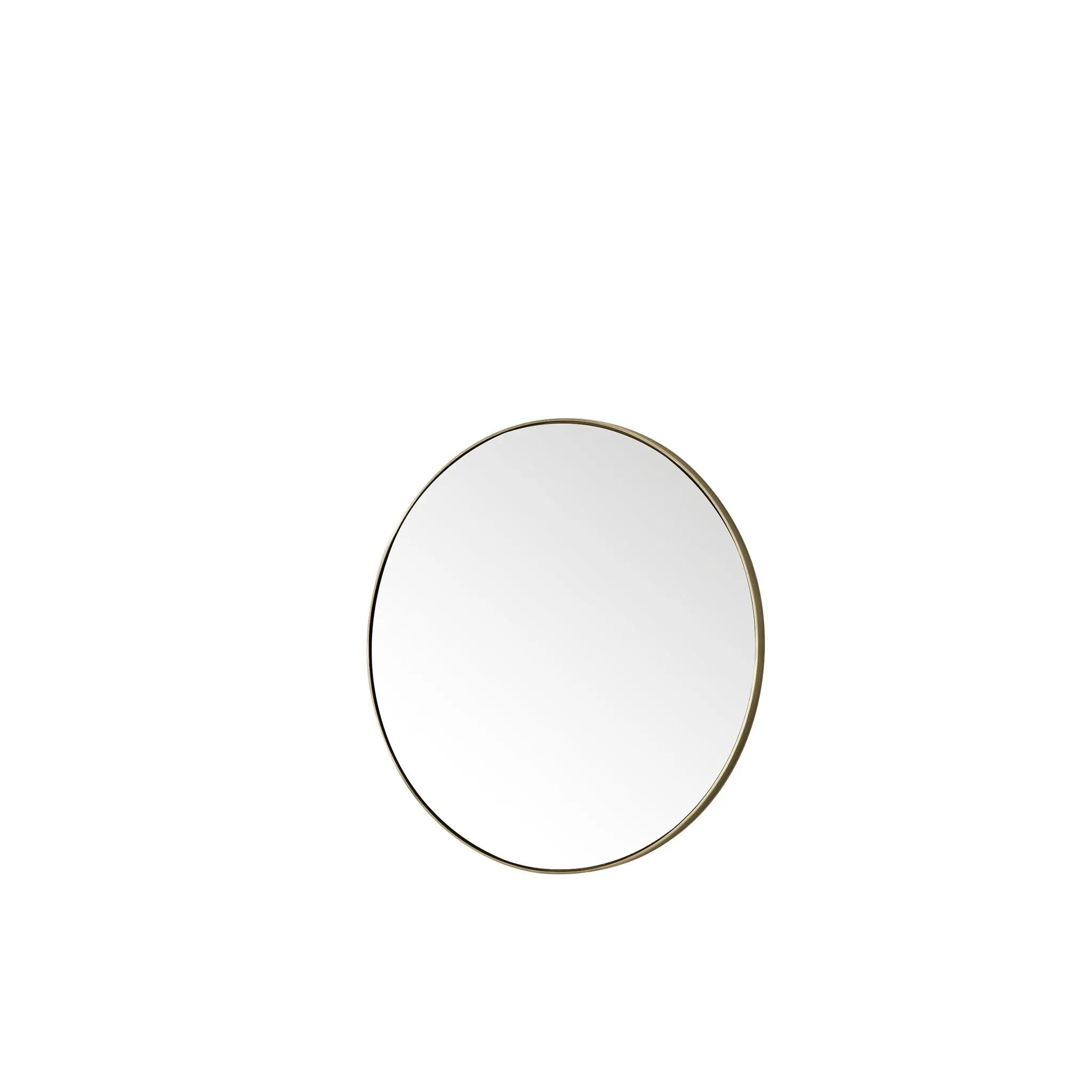 champagne brass mirror