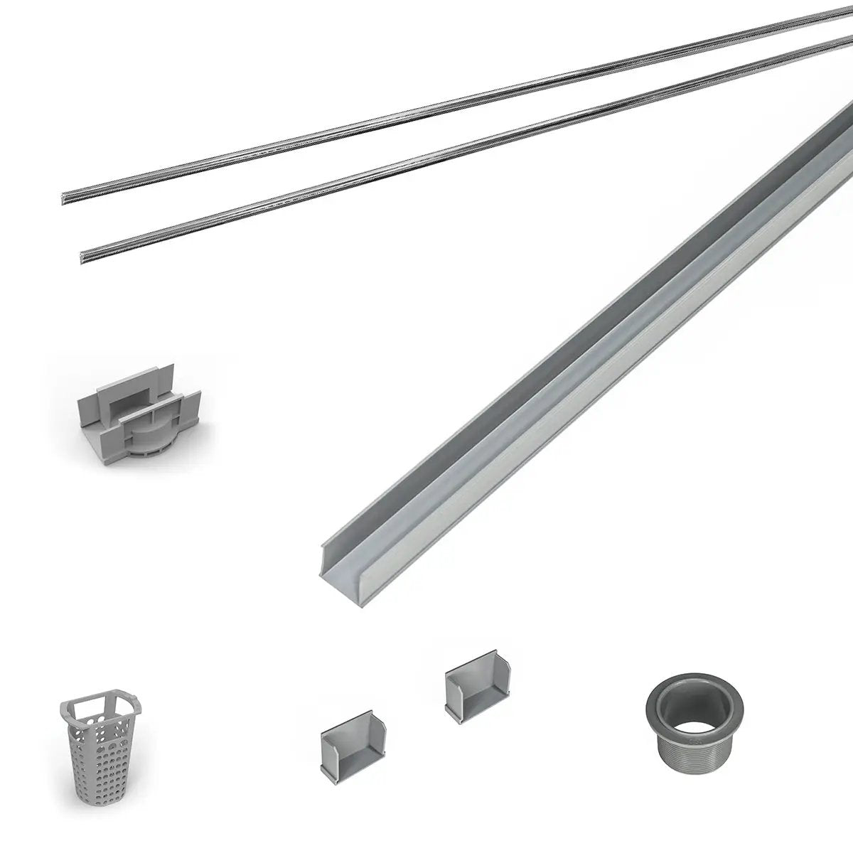 Infinity Drain 72" PVC Component Only Kit for S-AG 38 and S-DG 38 series. by Infinity Drain