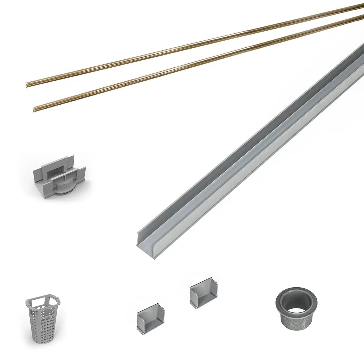 Infinity Drain 60" PVC Component Only Kit for S-AG 38 and S-DG 38 series. by Infinity Drain