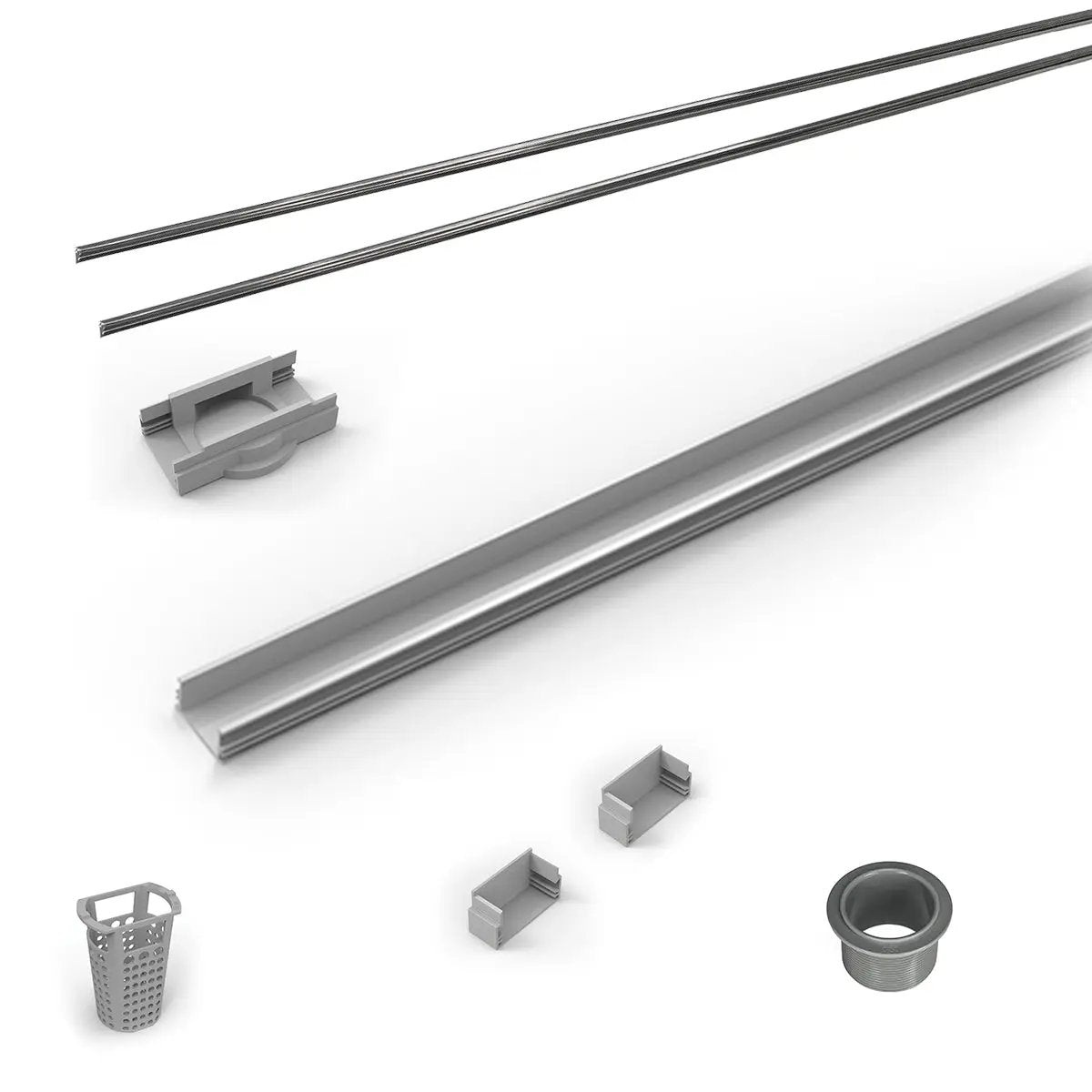 Infinity Drain 72" PVC Component Only Kit for S-LAG 38 and S-LT 38 series. by Infinity Drain