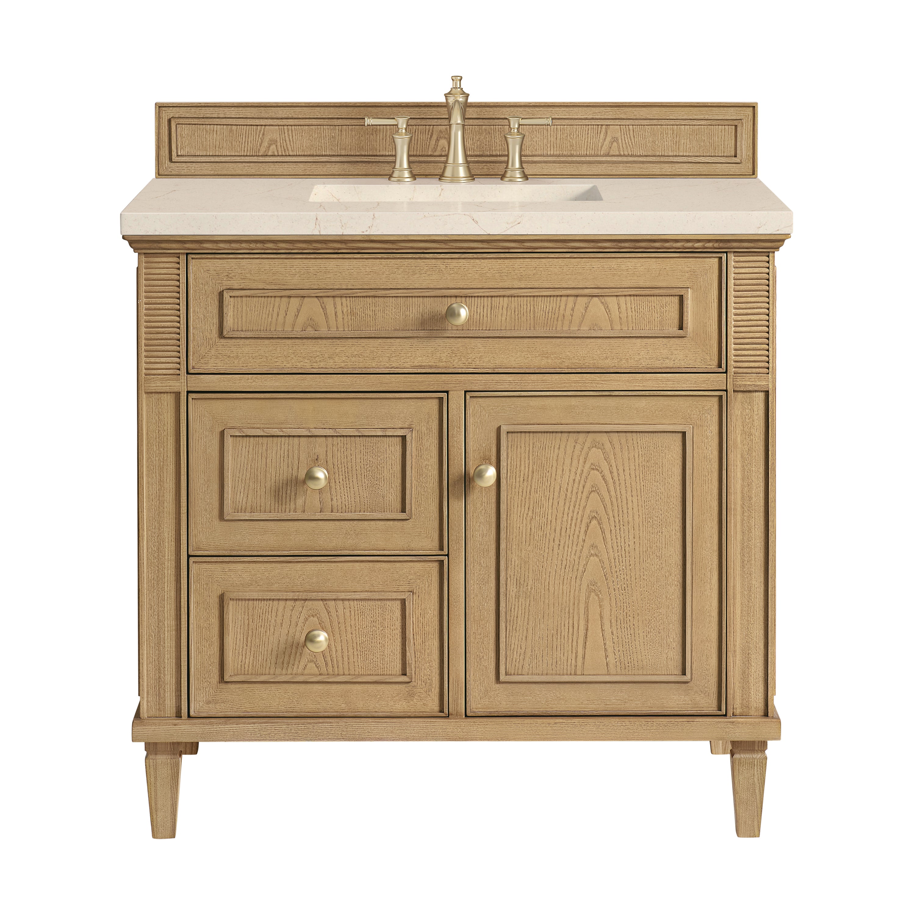 James Martin Vanities Lorelai 36" Single Vanity - Light Natural Oak