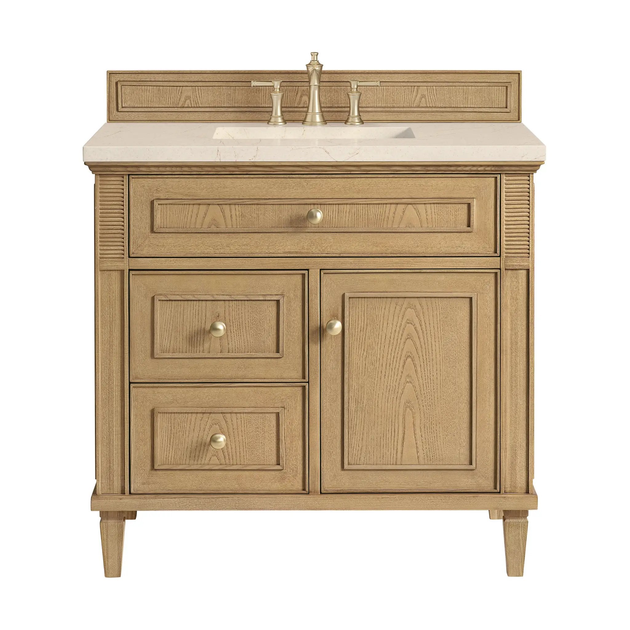 James Martin Lorelai 36" Single Vanity Set - Light Natural Oak by James Martin Vanities