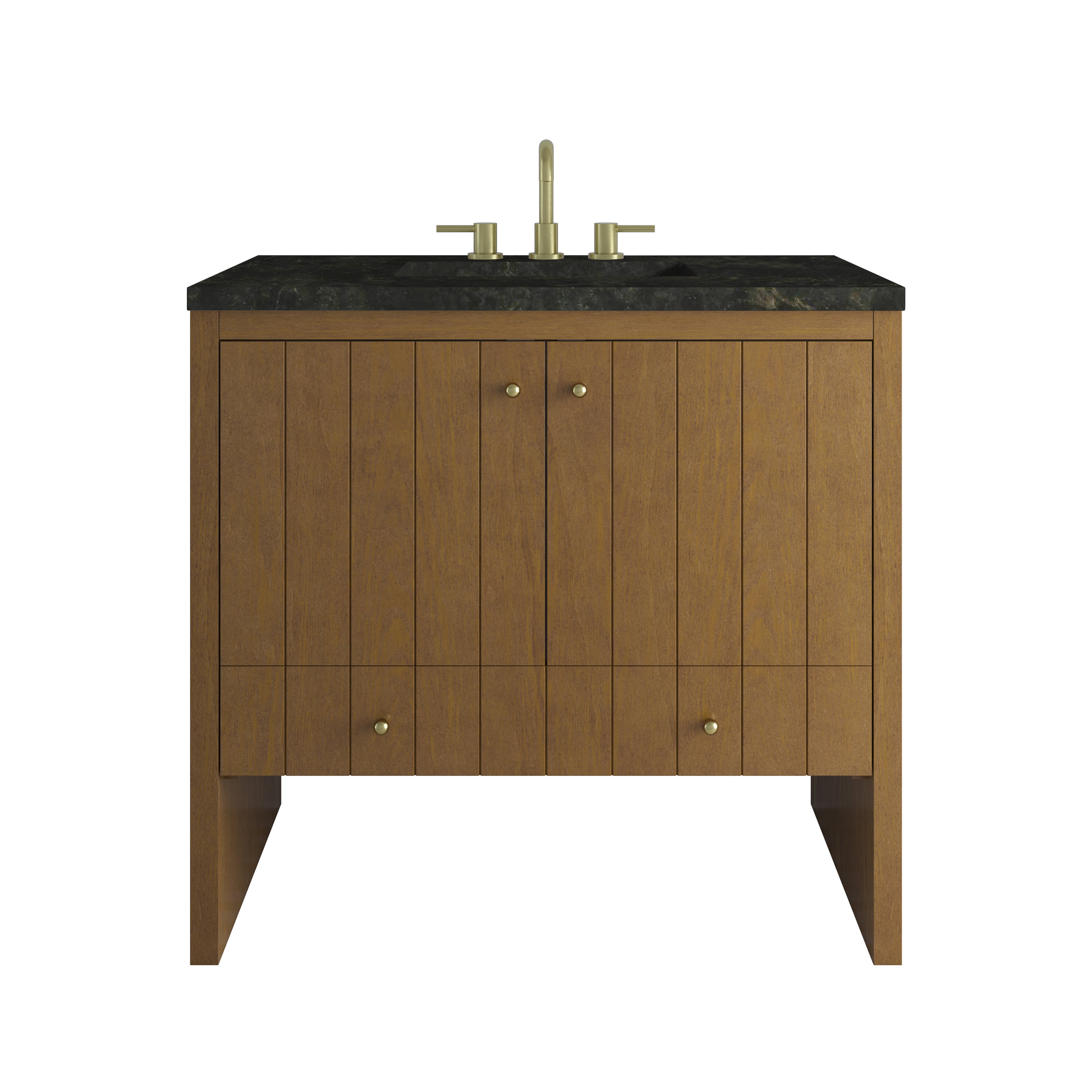 James Martin Hudson 36" Single Vanity Set - Honey Oak by James Martin Vanities