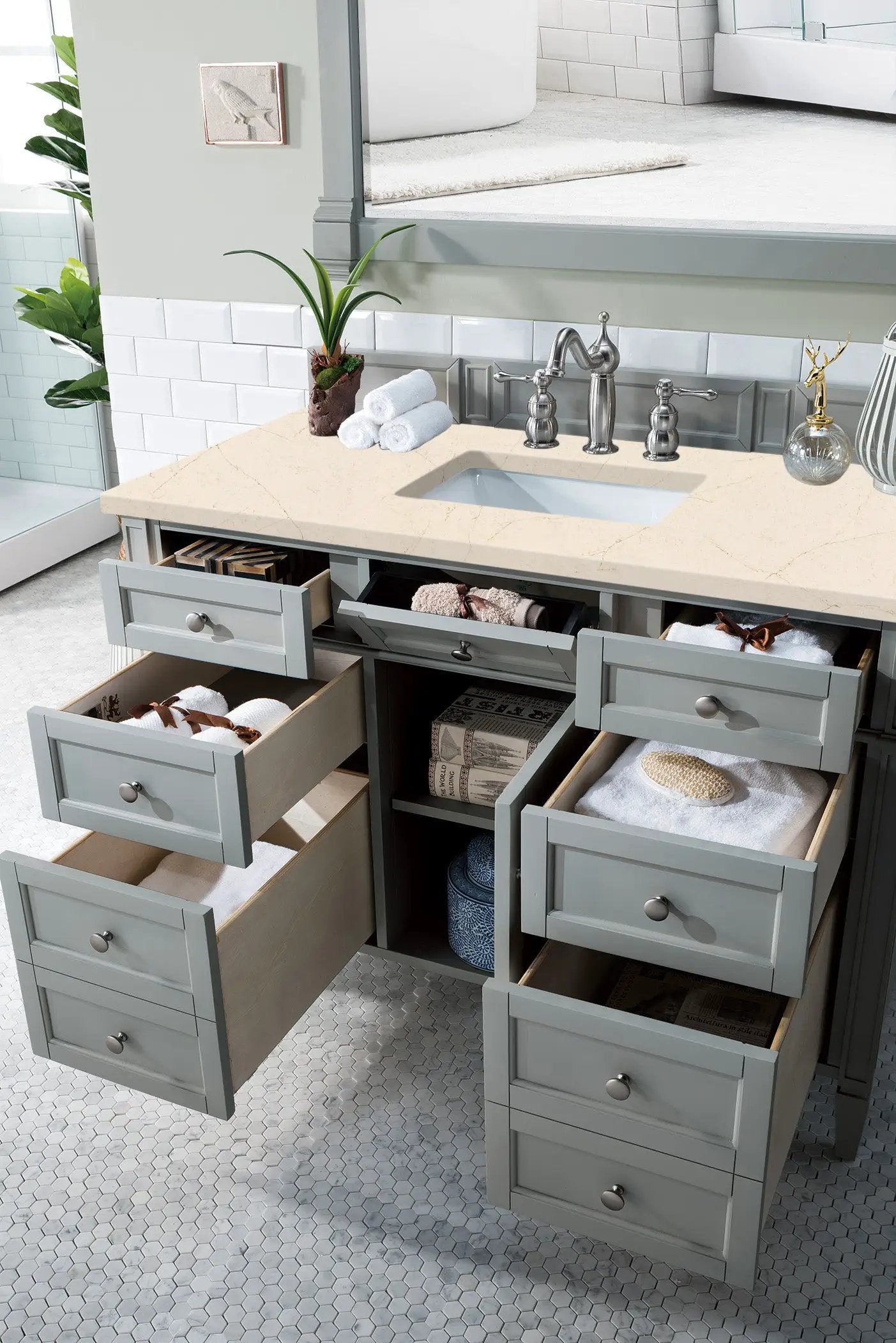 urban gray vanity