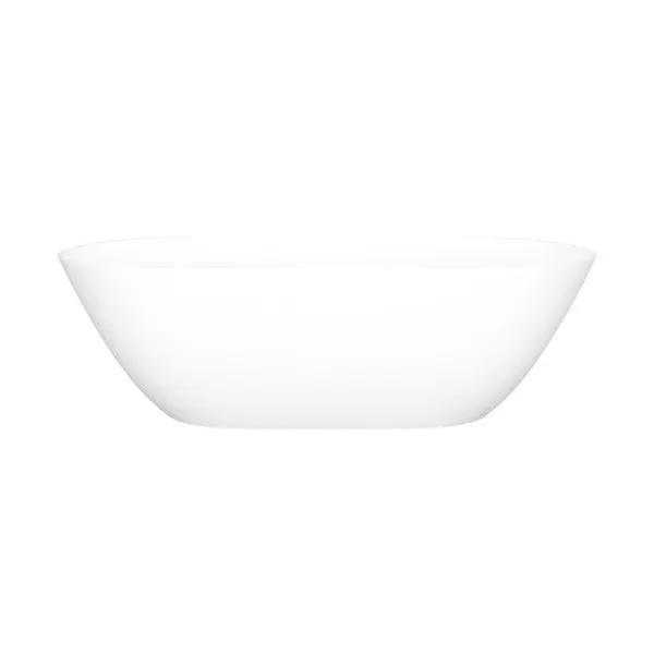 matte white bathtub