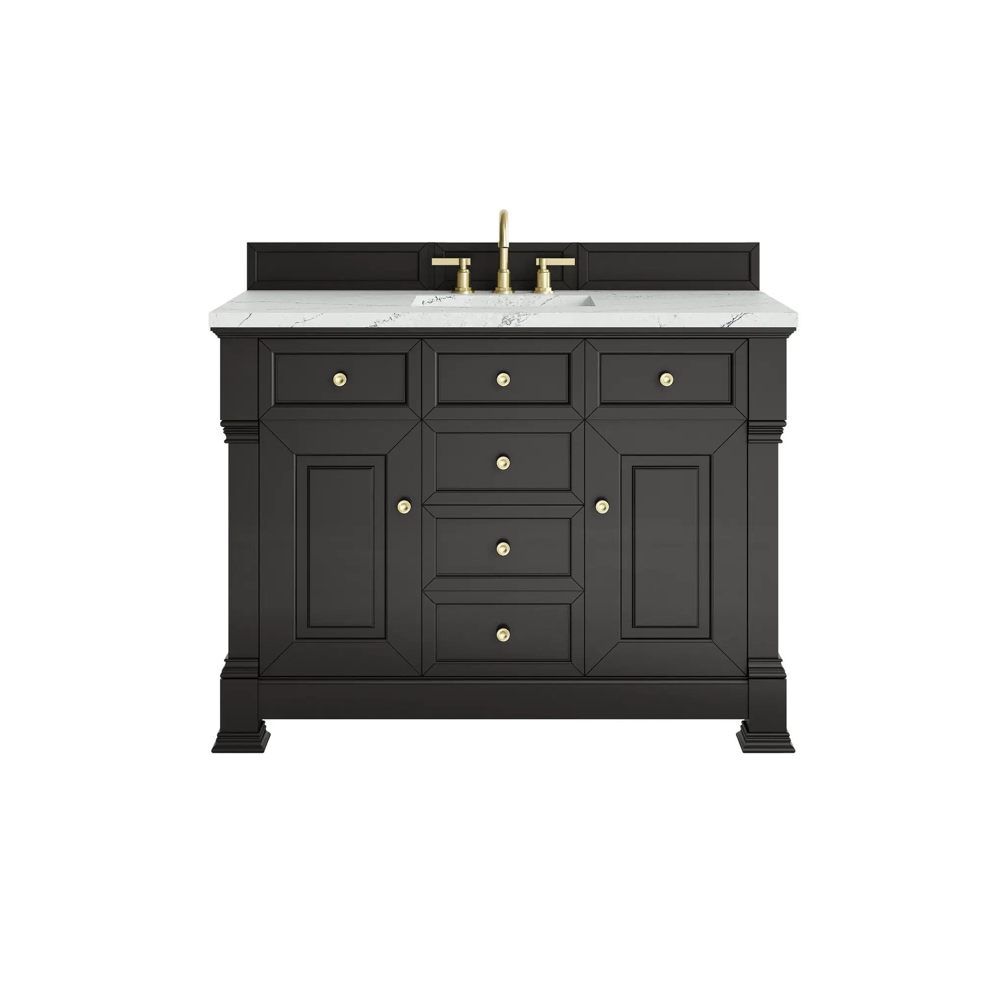 James Martin Brookfield 48" Single Vanity Set - Black Onyx by James Martin Vanities