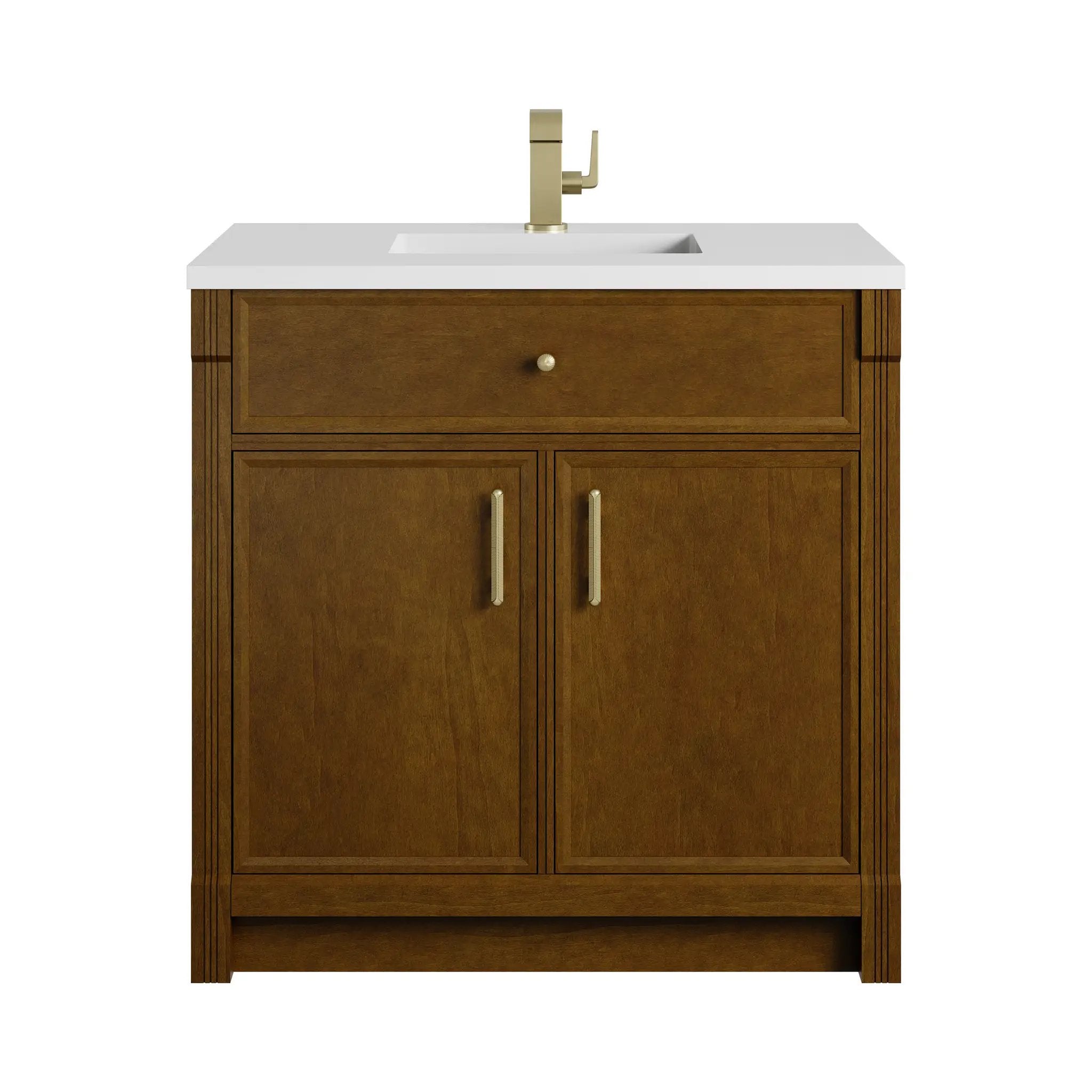 James Martin Bellshire 36" Single Vanity Set - Honey Oak by James Martin Vanities
