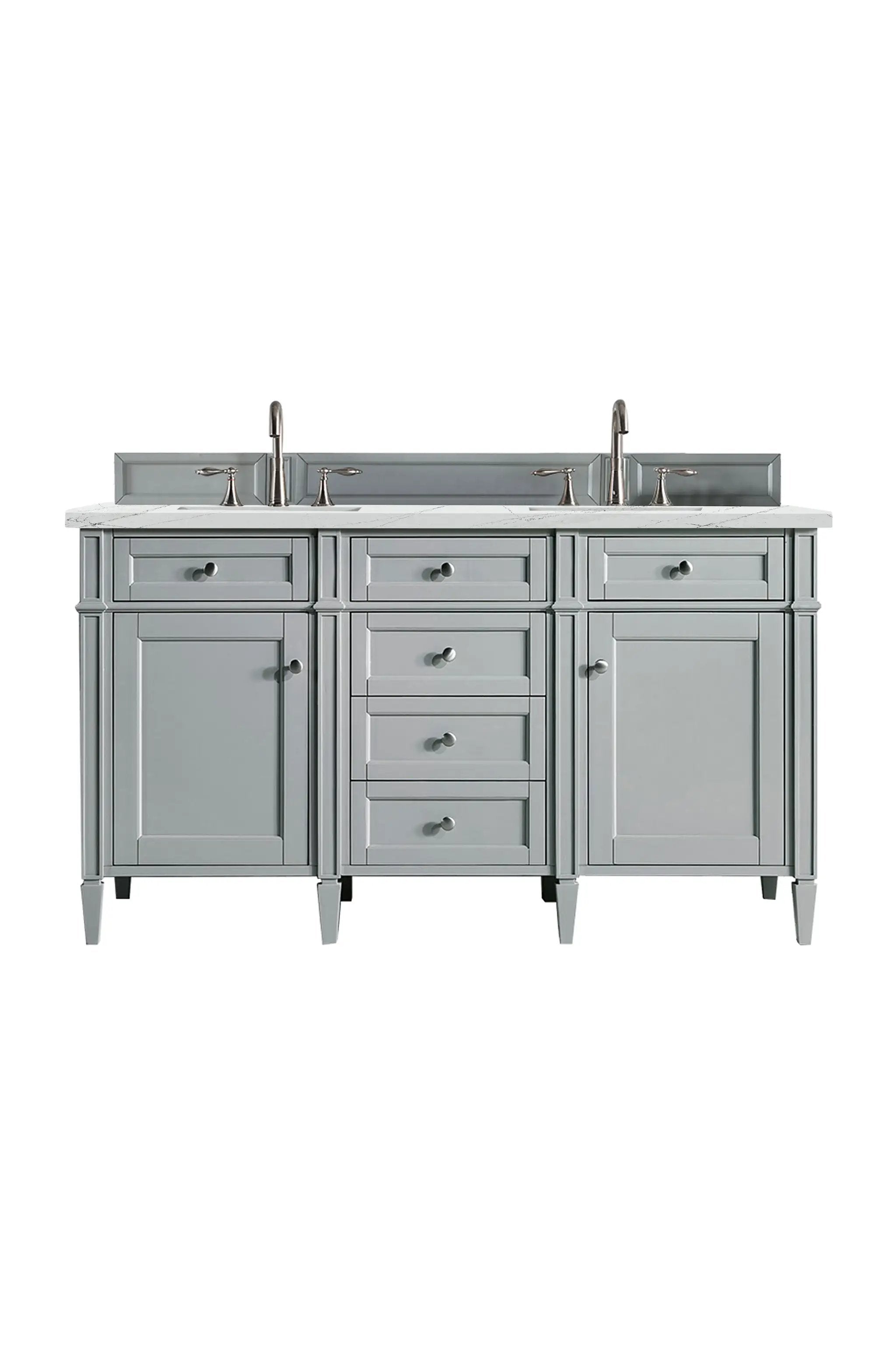 James Martin Brittany 60" Double Vanity Set - Urban Gray by James Martin Vanities
