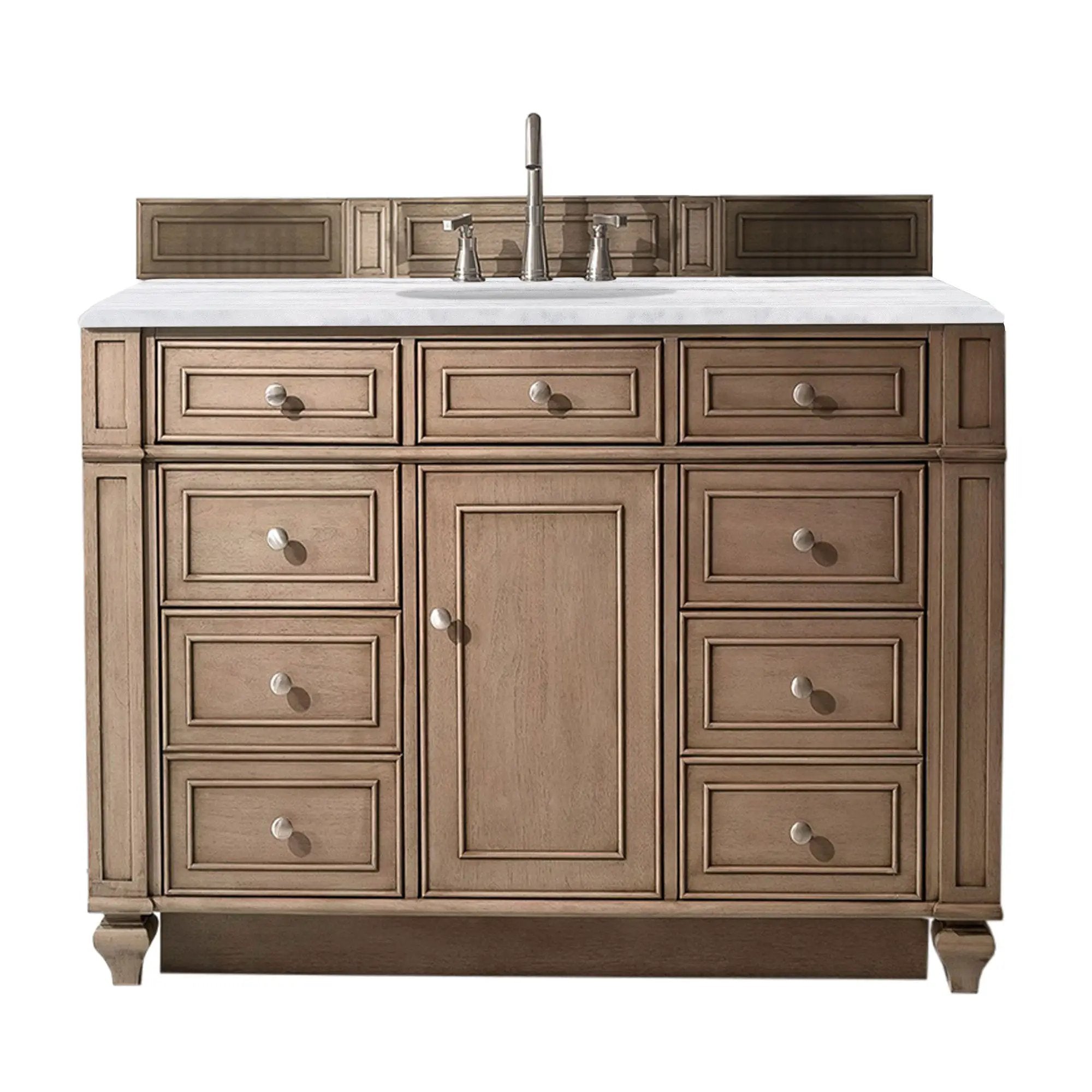 James Martin Bristol 48" Single Vanity Set - Whitewashed Walnut by James Martin Vanities