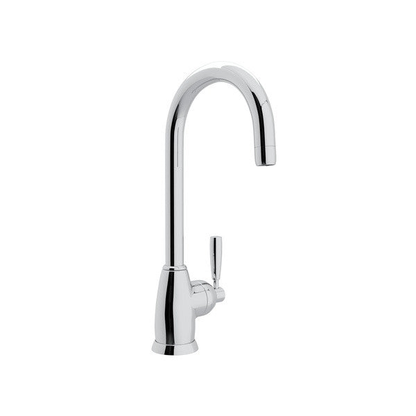 polished chrome kitchen faucet