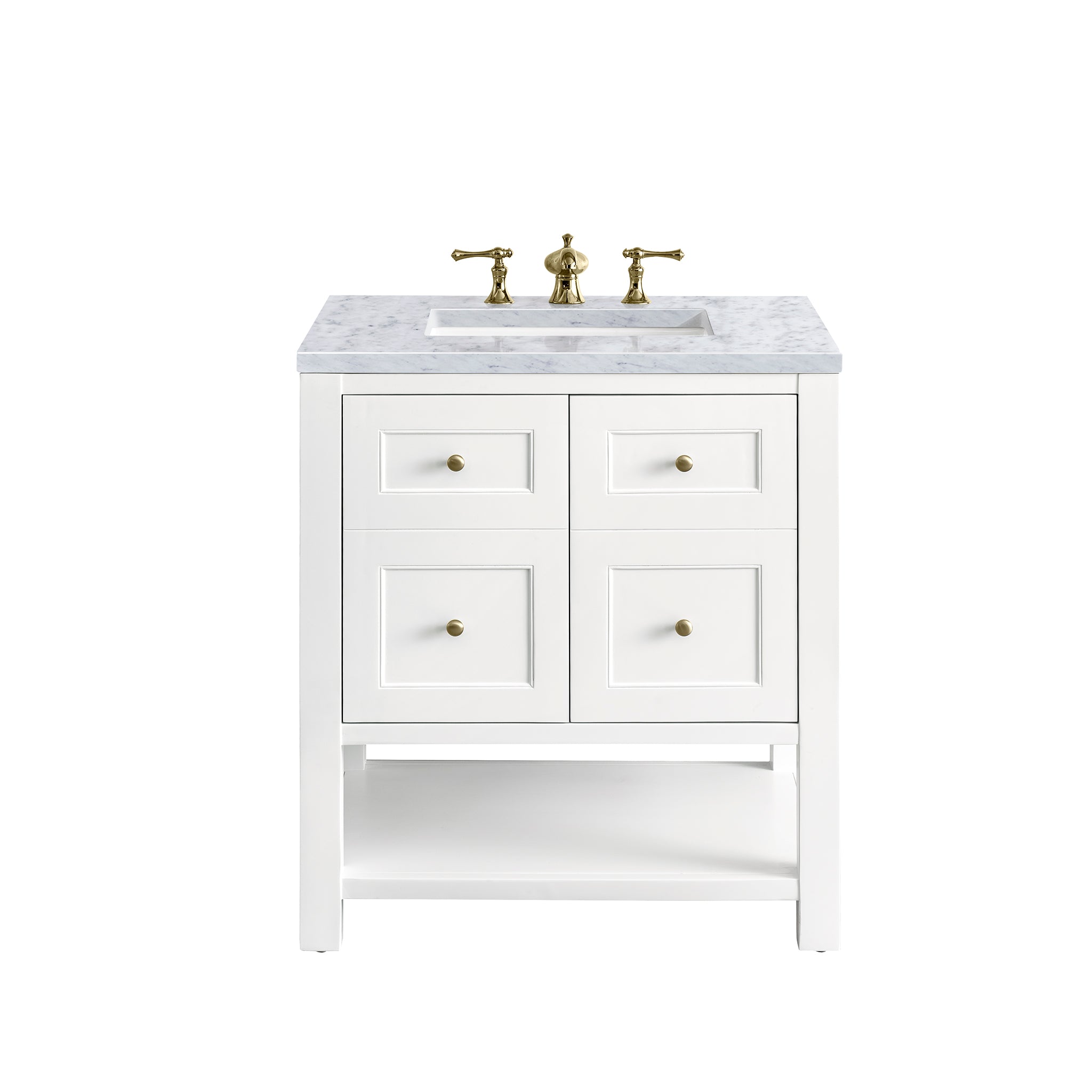 James Martin Vanities Breckenridge 30" Single Vanity - Bright White