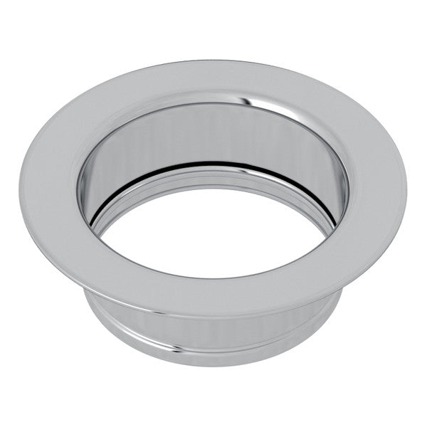 polished chrome disposal flange