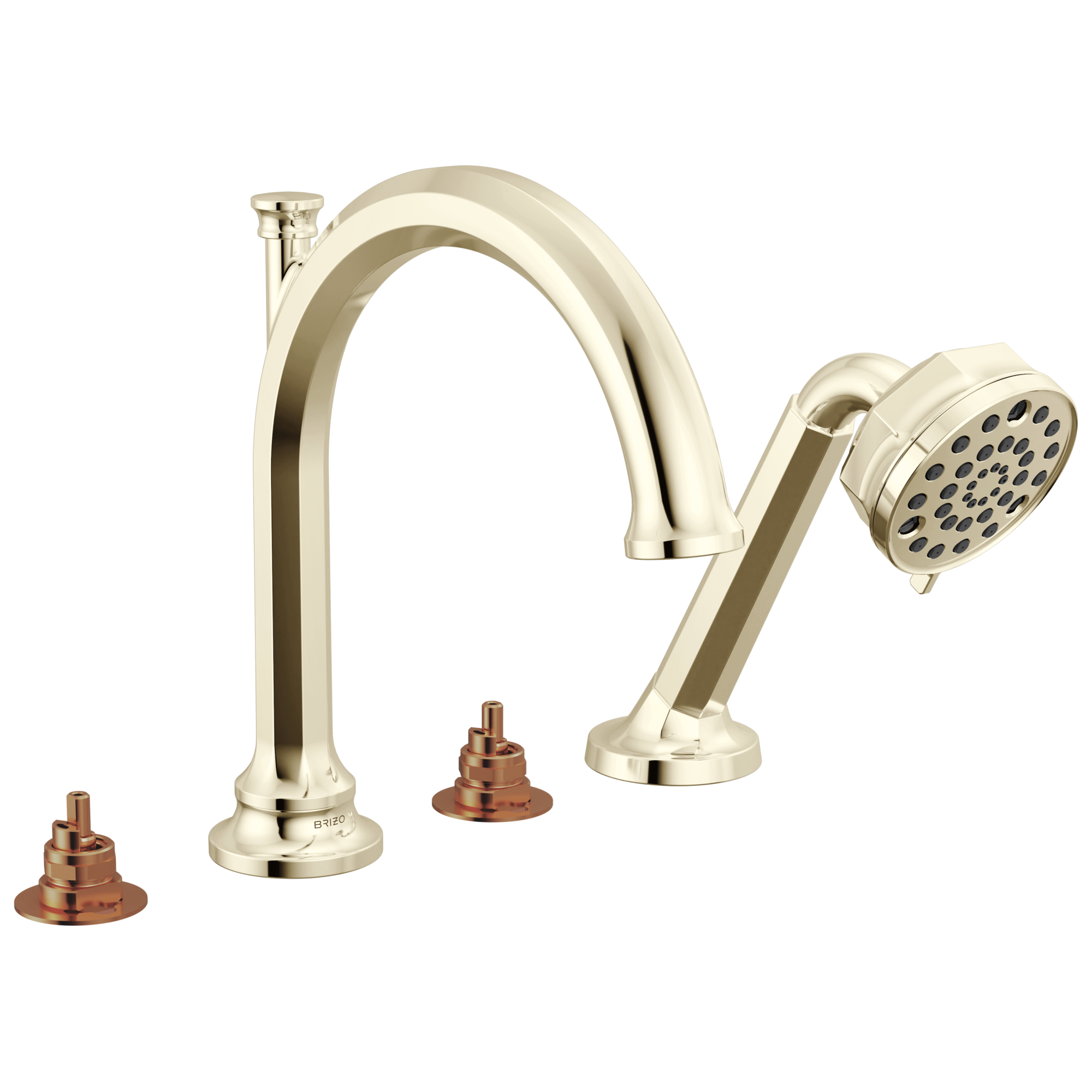 Brizo Beauclere Roman Tub Faucet With Handshower - Less Handles by Brizo