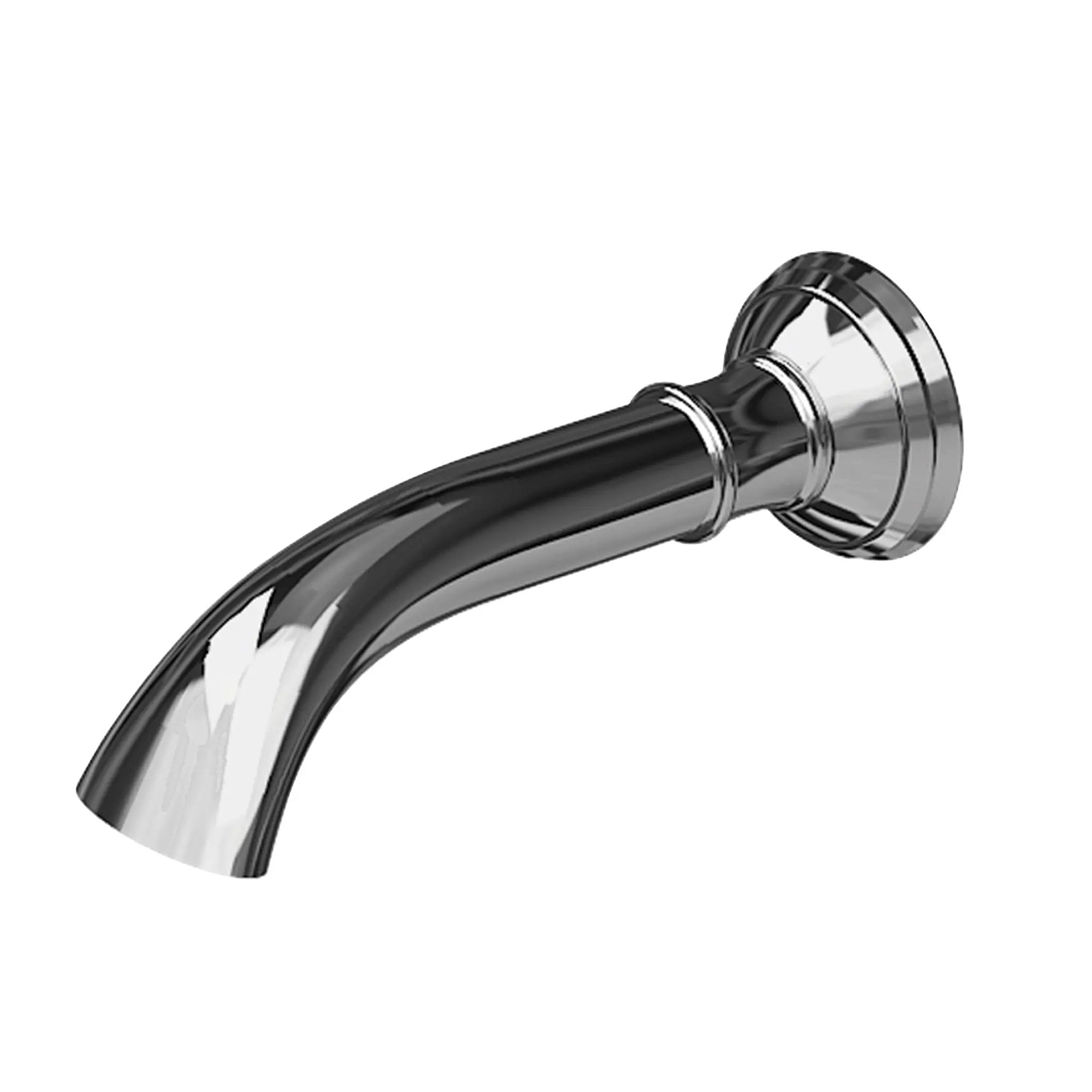 polished chrome tub spout