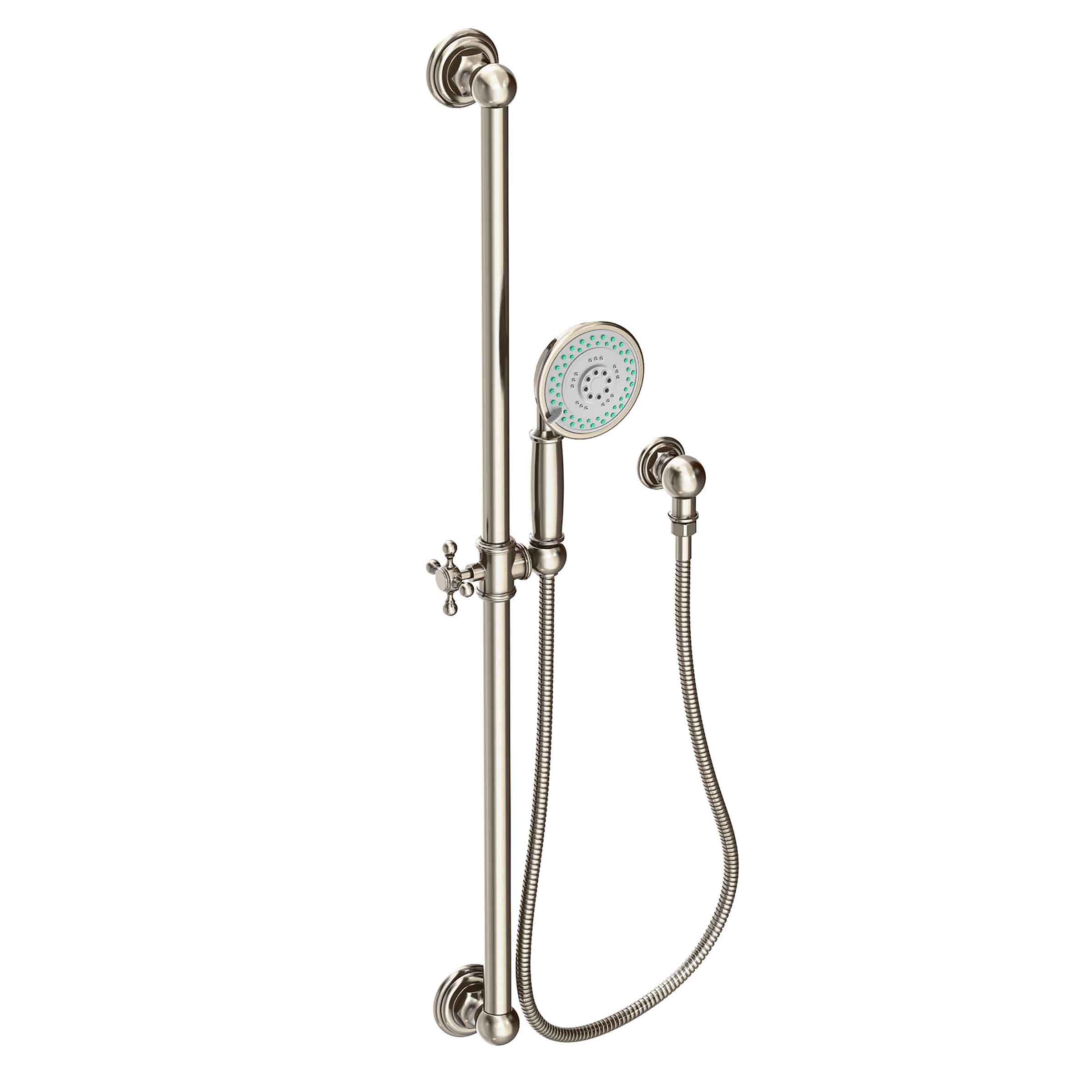 Newport Brass Tub & Shower Slide Bar with Multifunction Hand Shower Set