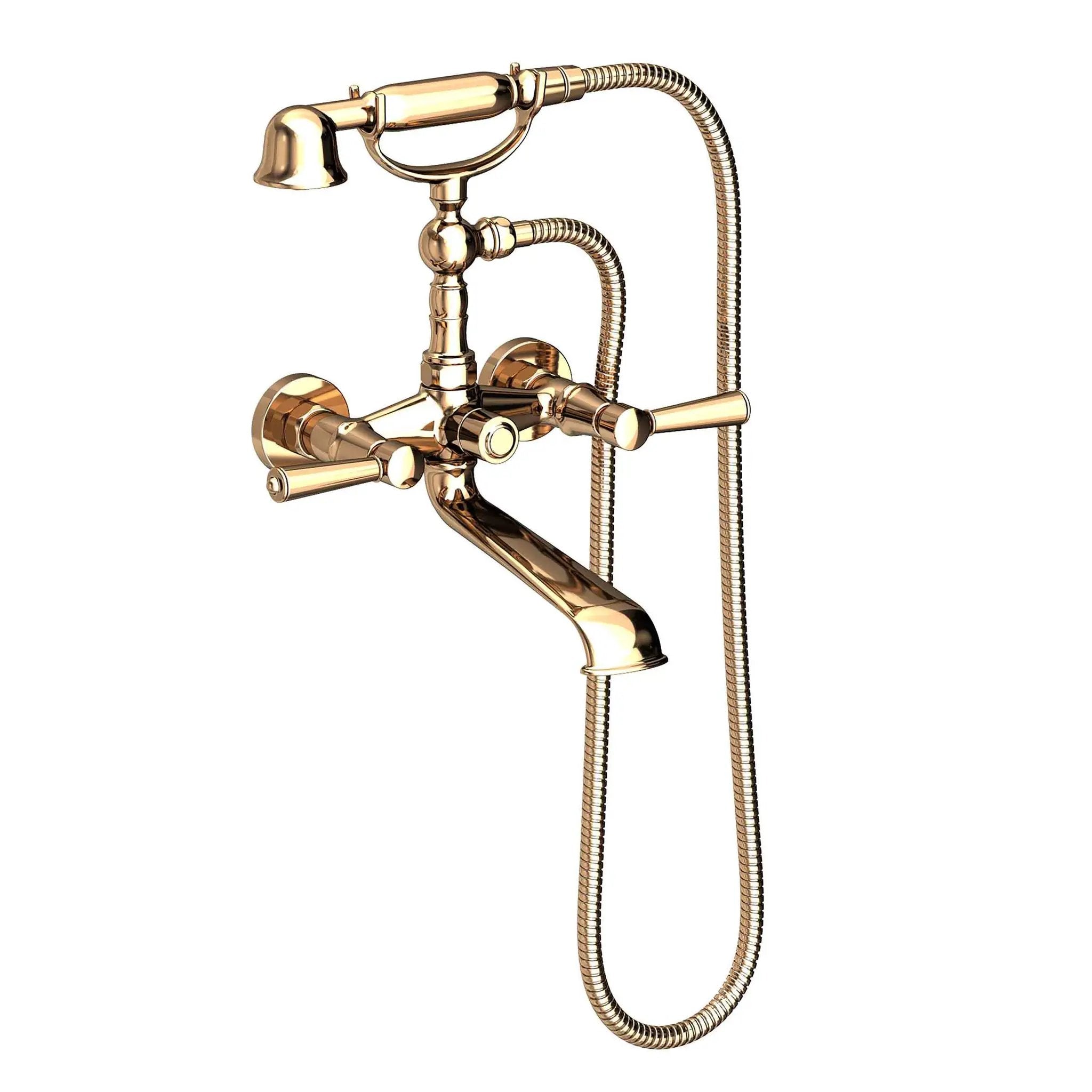 Newport Brass Metropole Exposed Tub & Hand Shower Set - Wall Mount by Newport Brass