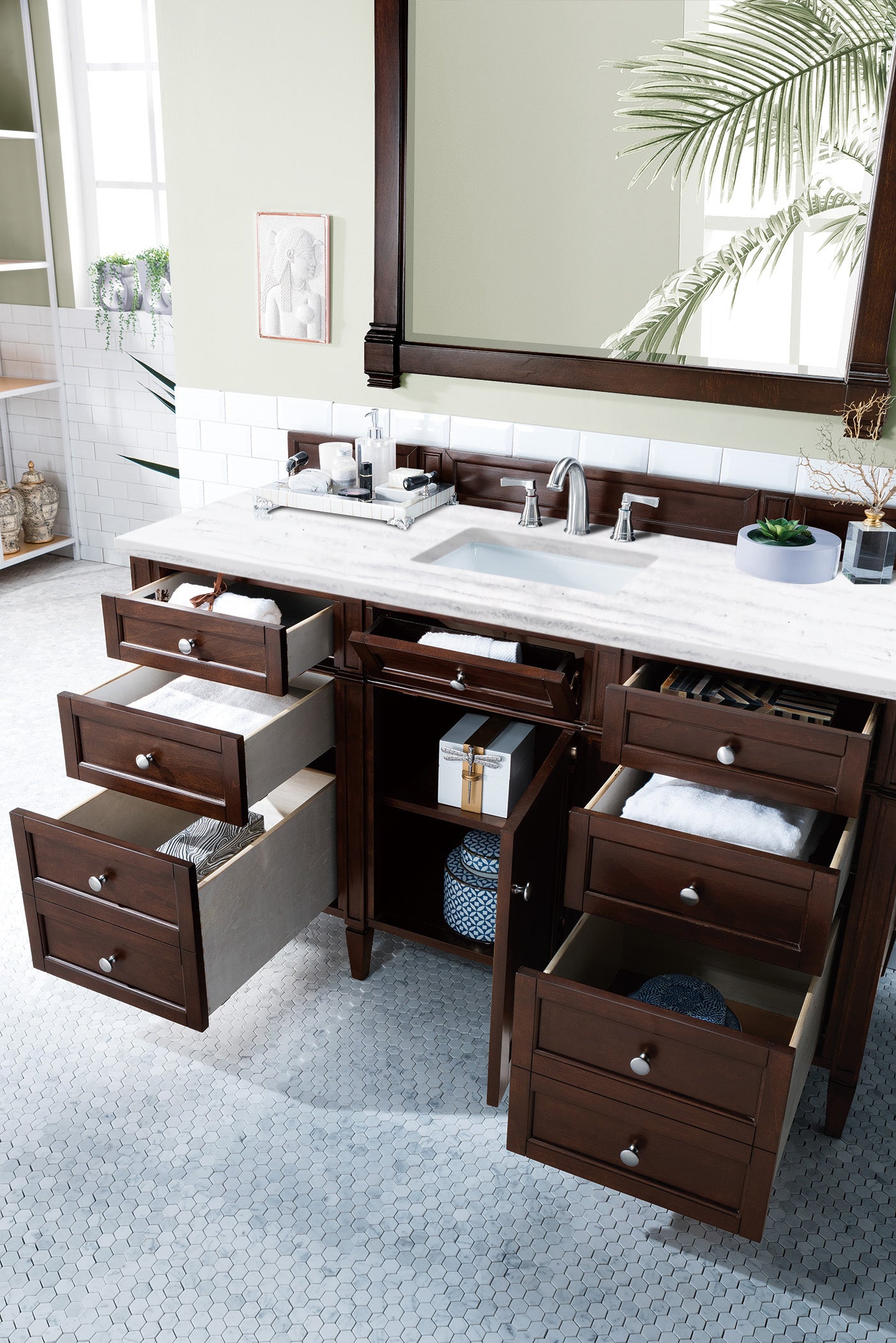 arctic fall solid surface top vanity