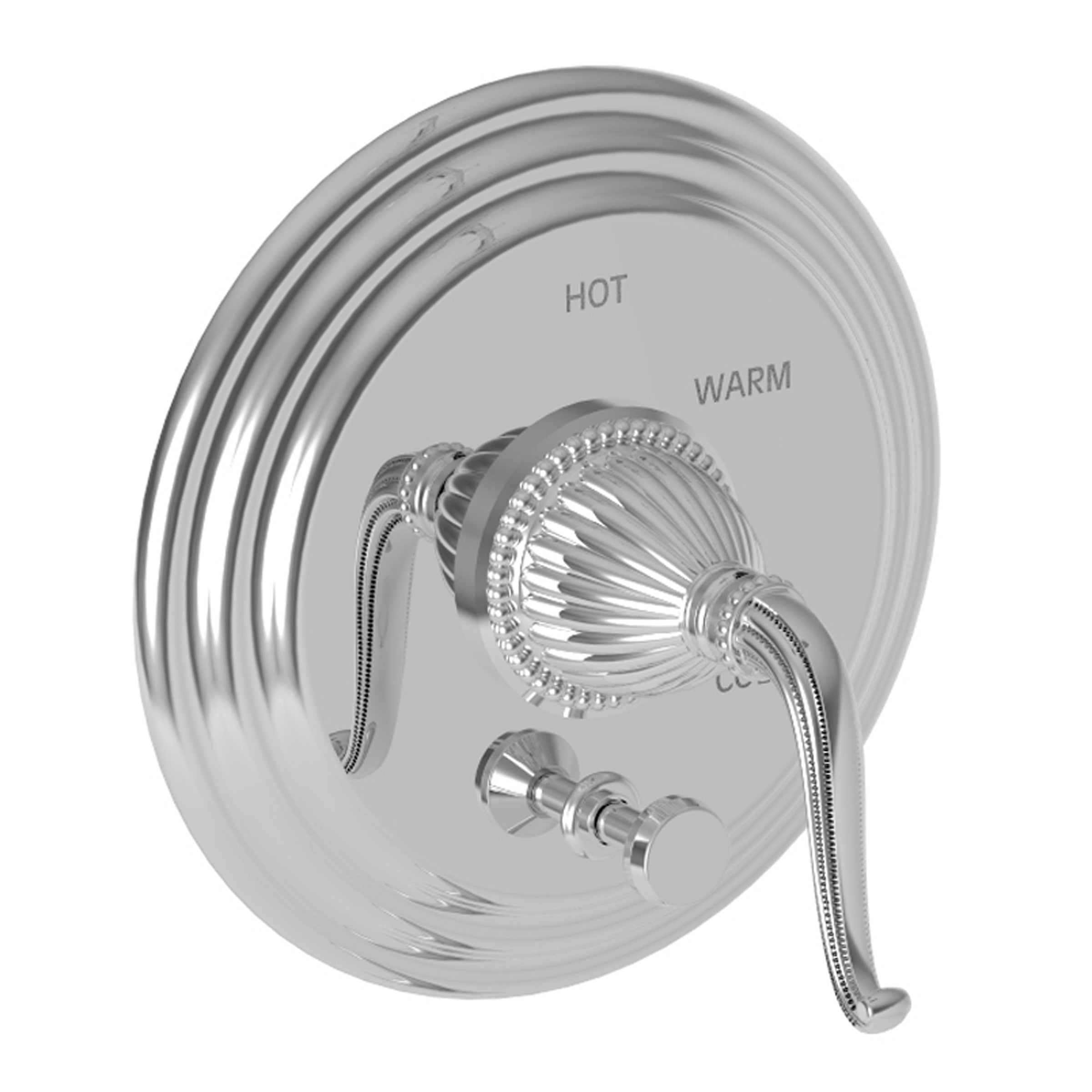 polished chrome diverter plate